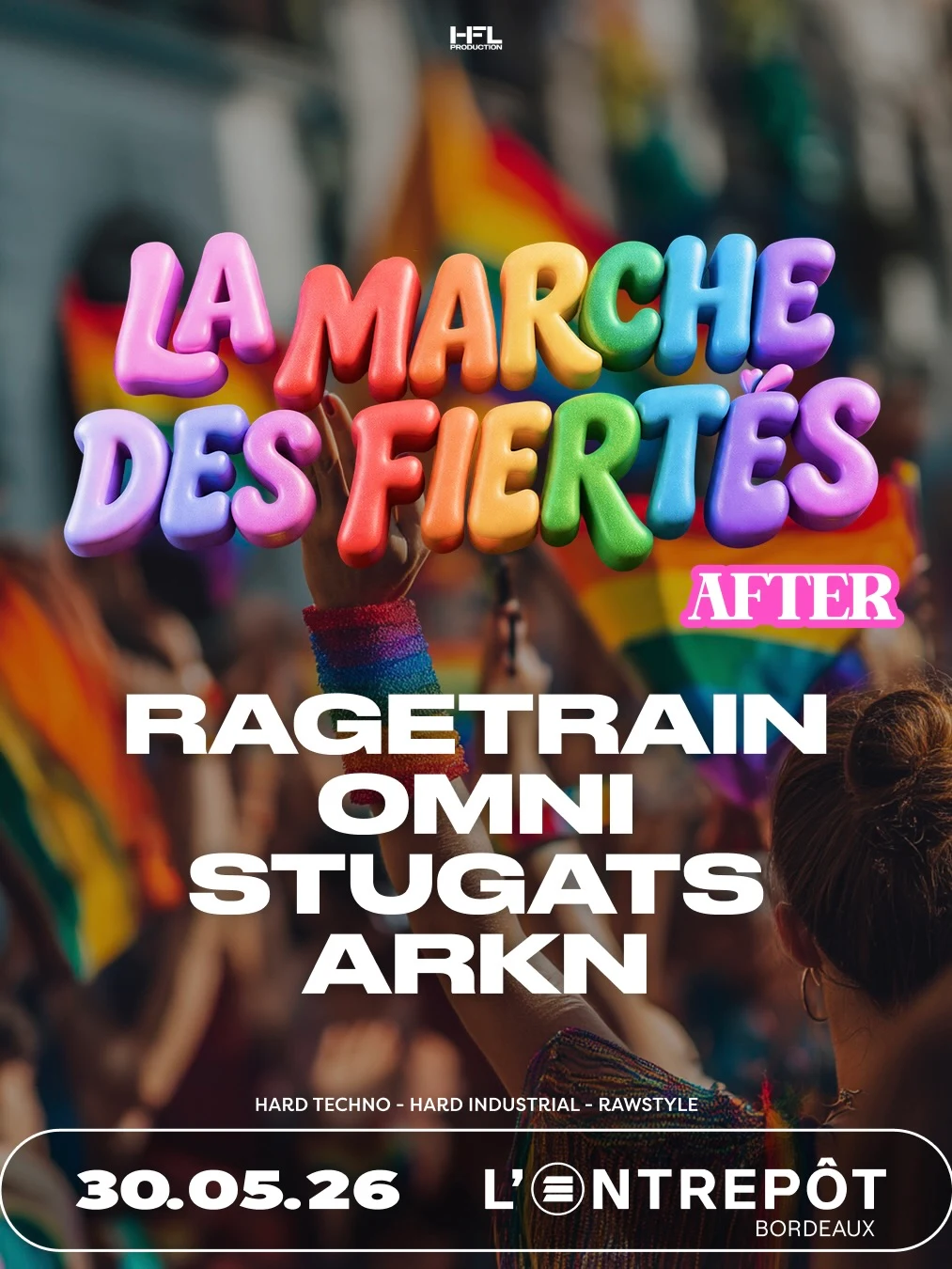 La Marche Des Fiertés – After // Ragetrain - Omni - Stugats