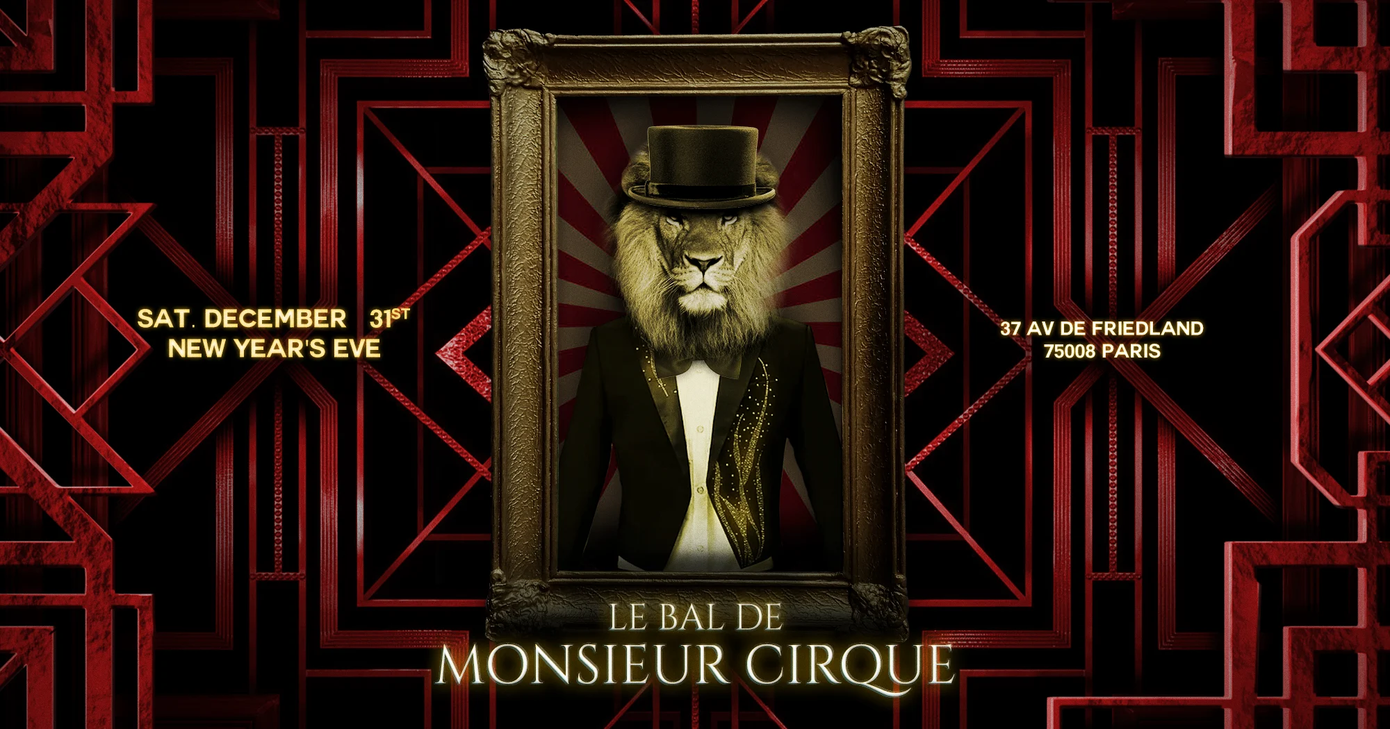 Le Bal De Monsieur Cirque ★ Nye ★ Samedi 31 Décembre ★