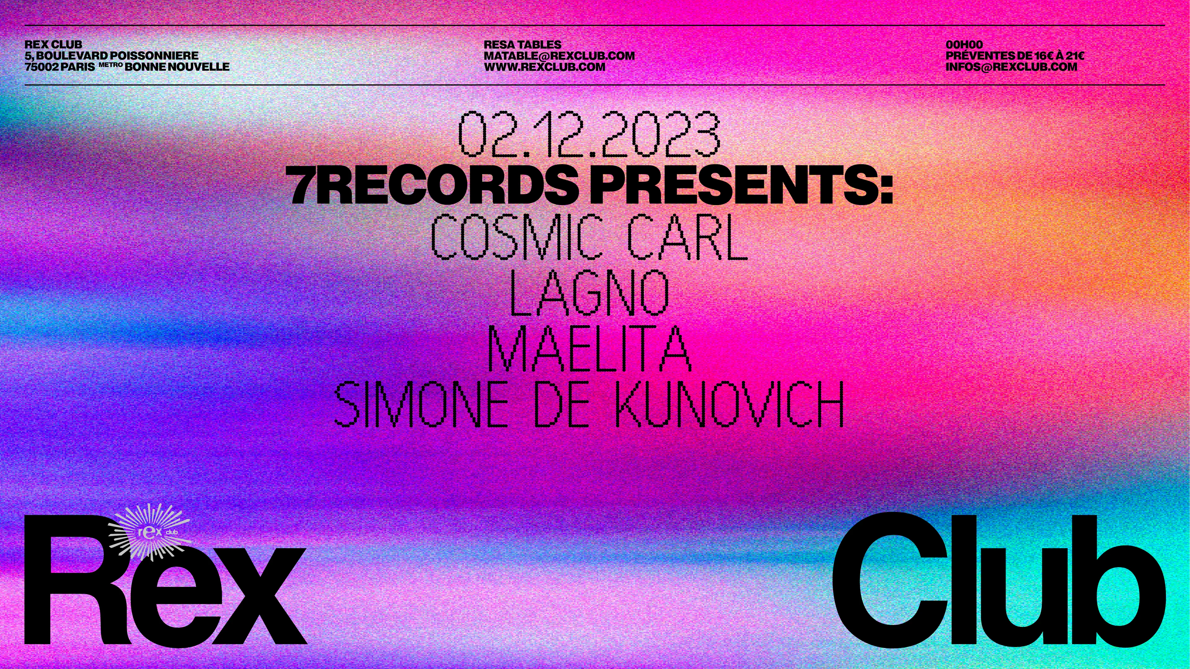 7records Presents: Simone De Kunovich, Maelita & More