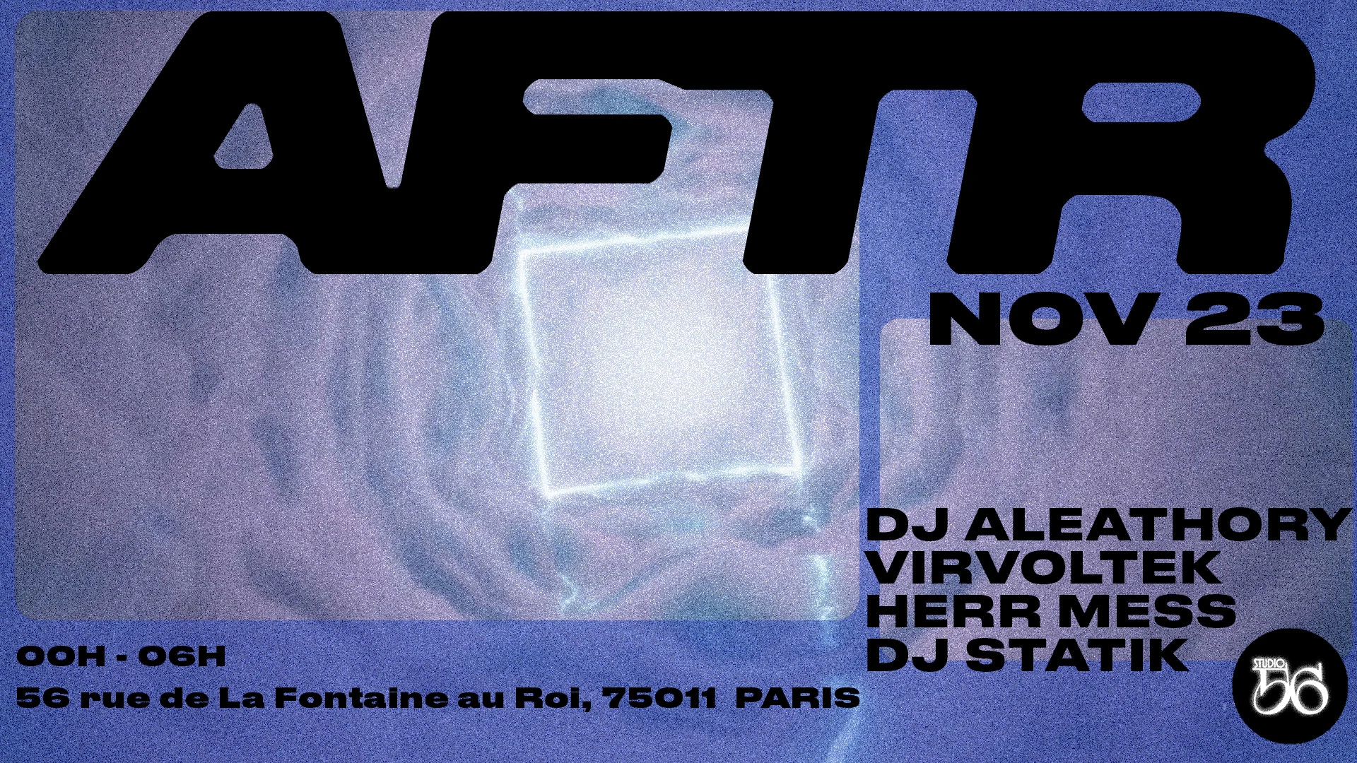 Aftr W/ Dj Aleathory, Virvoltek, Herr Mess , Dj Statik