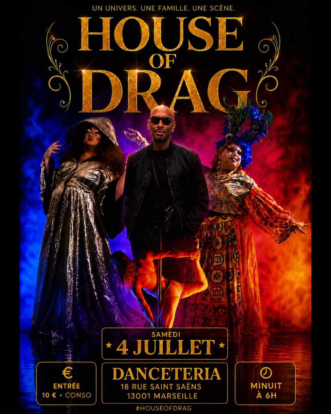 House Of Drag: Karl J. + Drag Show Mimi Push-Up + Guest