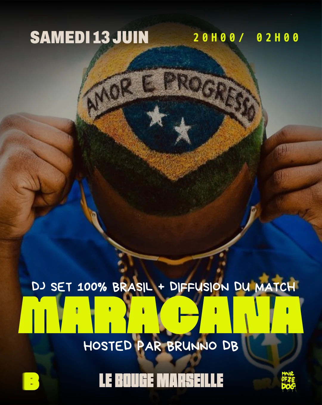 Macarana (Diffusion Du Match Du Bresil & Dj Set) @ Le Bouge