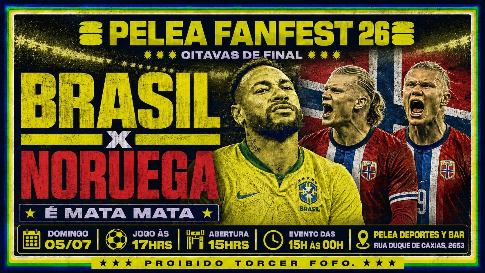 Pelea Fan Fest 2026 - Brasil X Noruega
