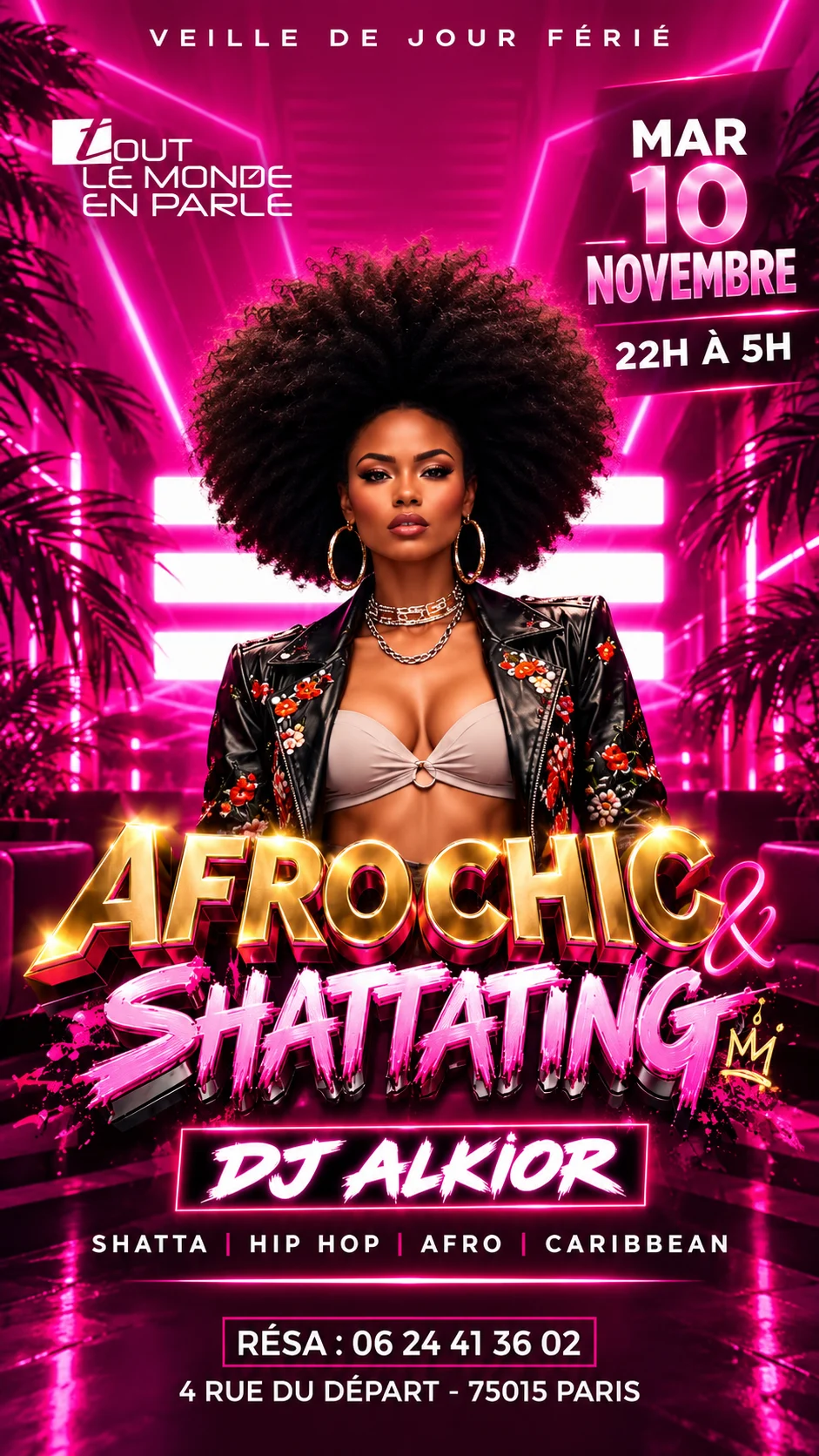 Soiree Afrochic & Shattating ( Veille De Jours Ferié )