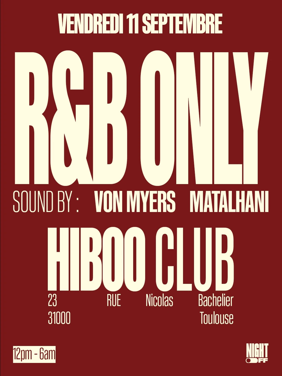 Night Off : R&B All Night Long