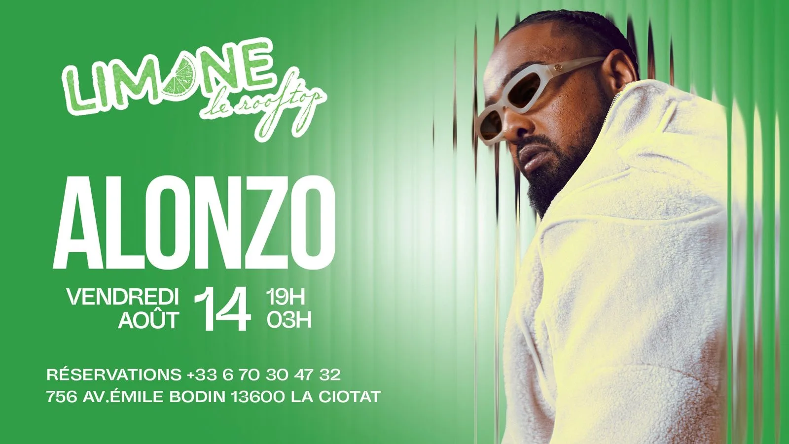 Limone Rooftop X Showcase Alonzo Vendredi 14.08