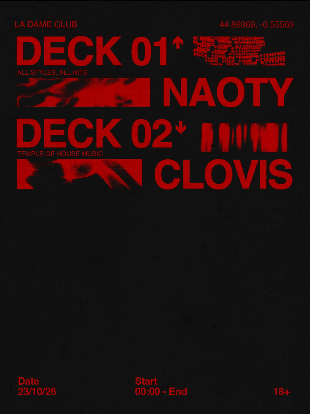 La Dame // Ven 23 Oct // Naoty - Clovis