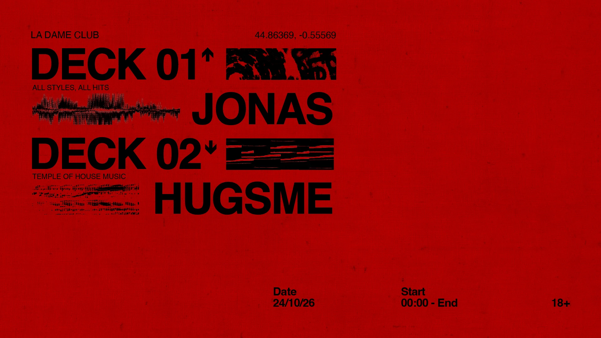 La Dame // Sam 24 Oct // Jonas - Hugsme