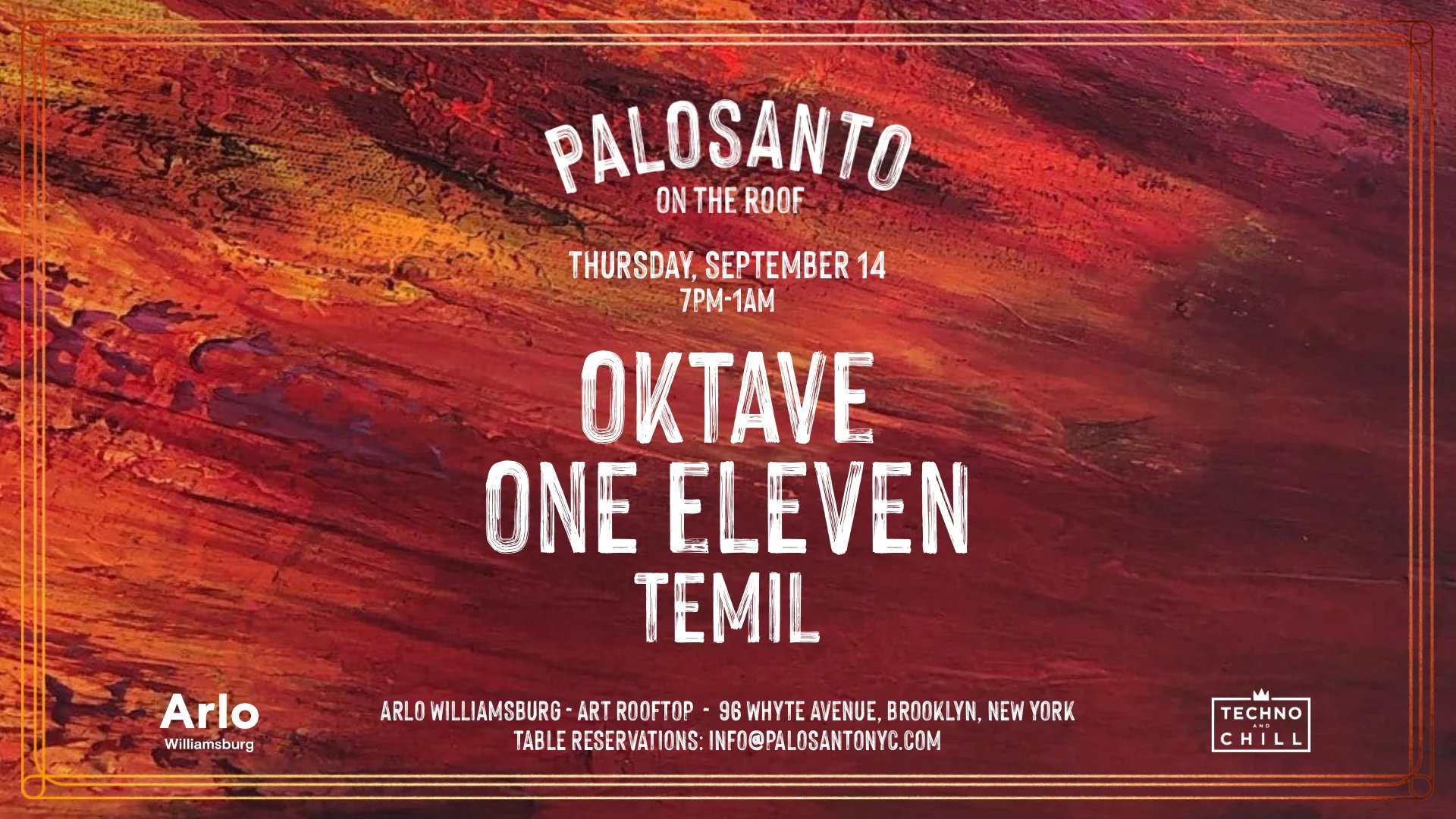 Palosanto On The Roof: Oktave, One Eleven And Temil
