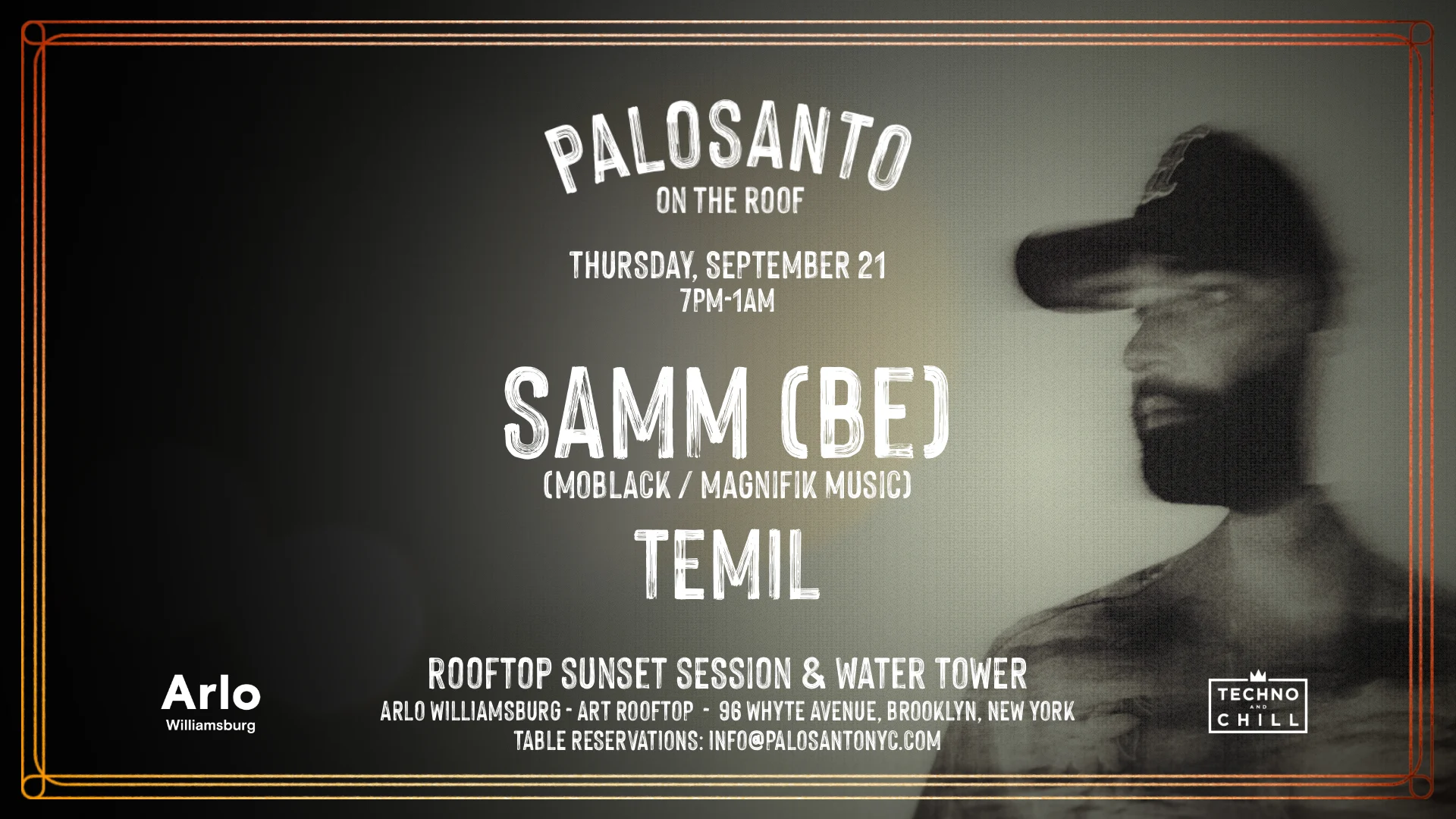 Palosanto On The Roof: Samm (Be), Temil