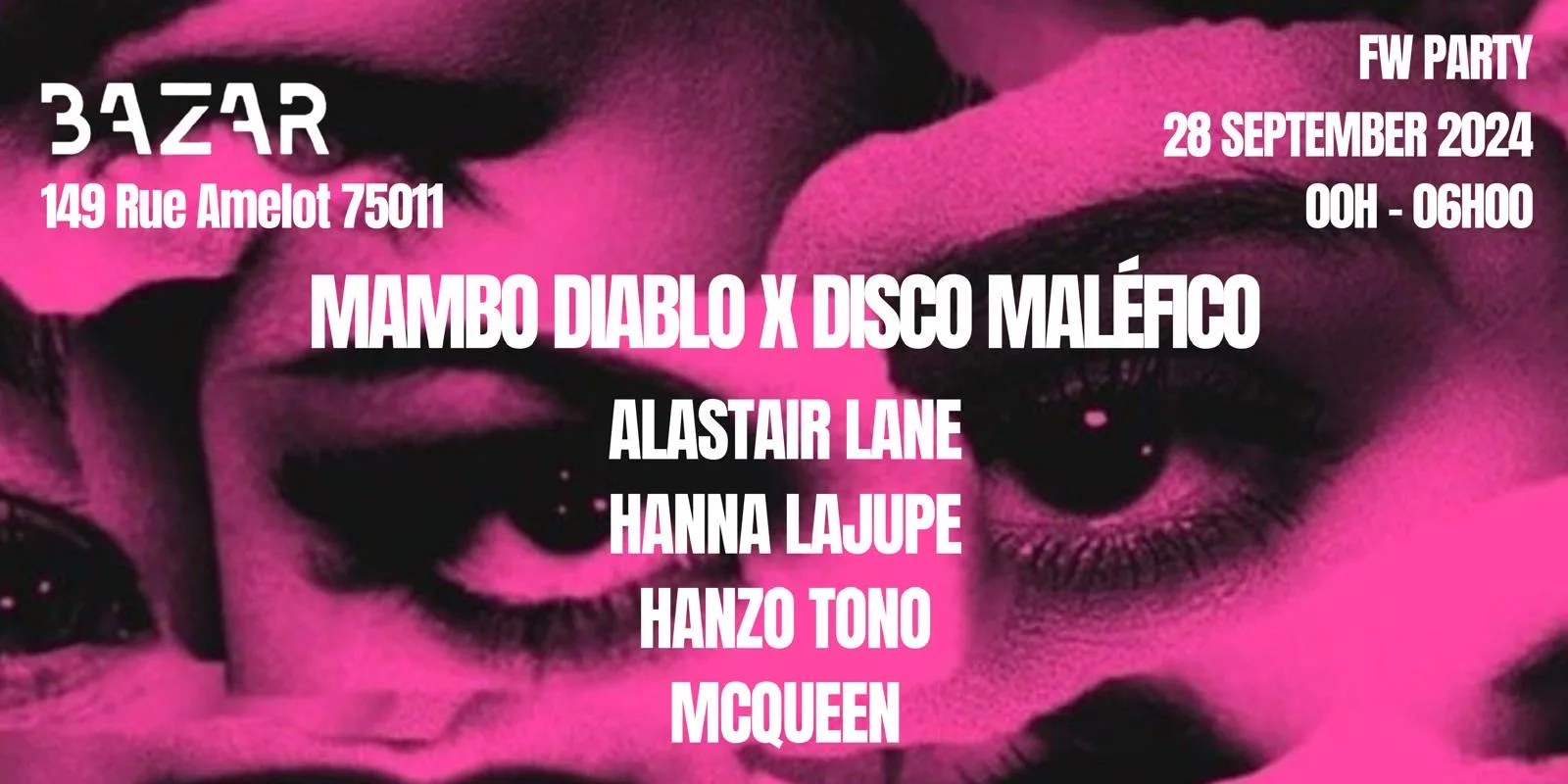 Bazar X Mambo Diablo X Disco Malefico
