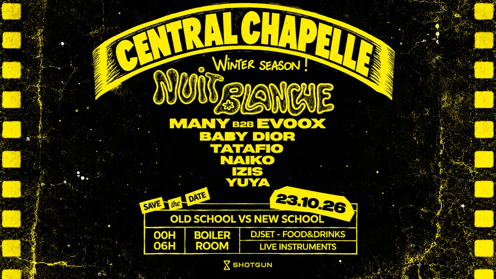 Nuit Blanche : Old School Vs New School — Central Chapelle