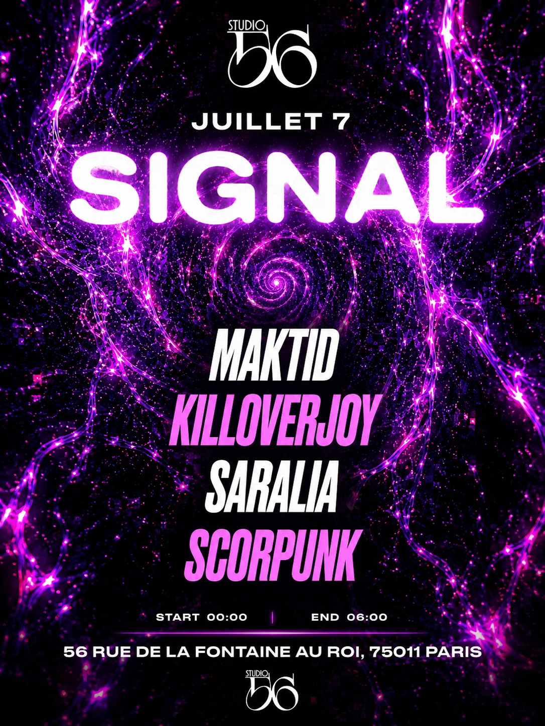 Signal W/ Maktid , Killoverjoy, Saralia , Scorpunk