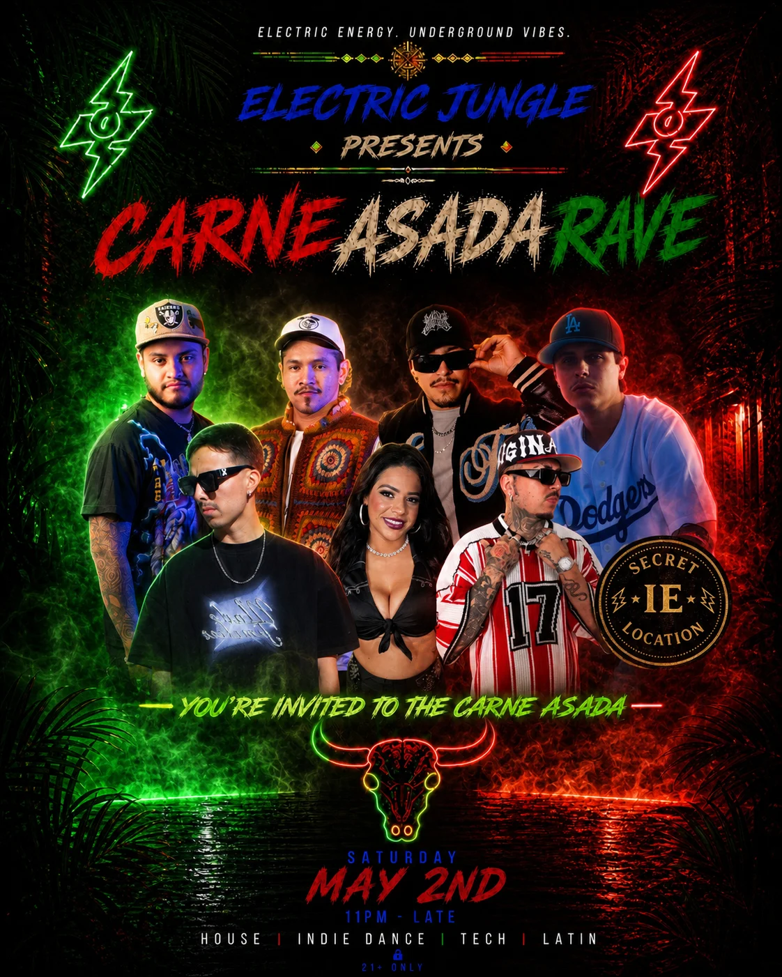 Electric Carne Asada Rave