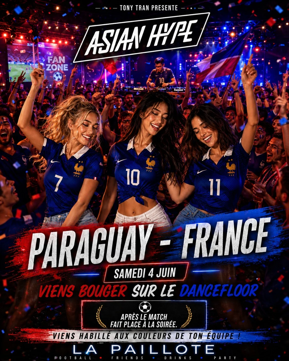 Fan Zone France Vs Paraguay - Chalet Du Lac