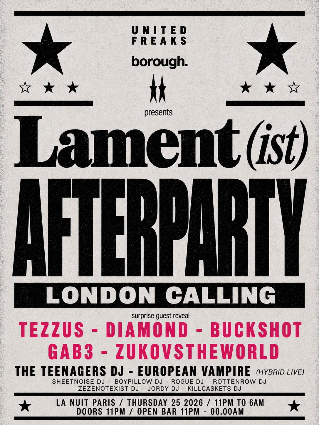 London Calling - Lamentist Pfw