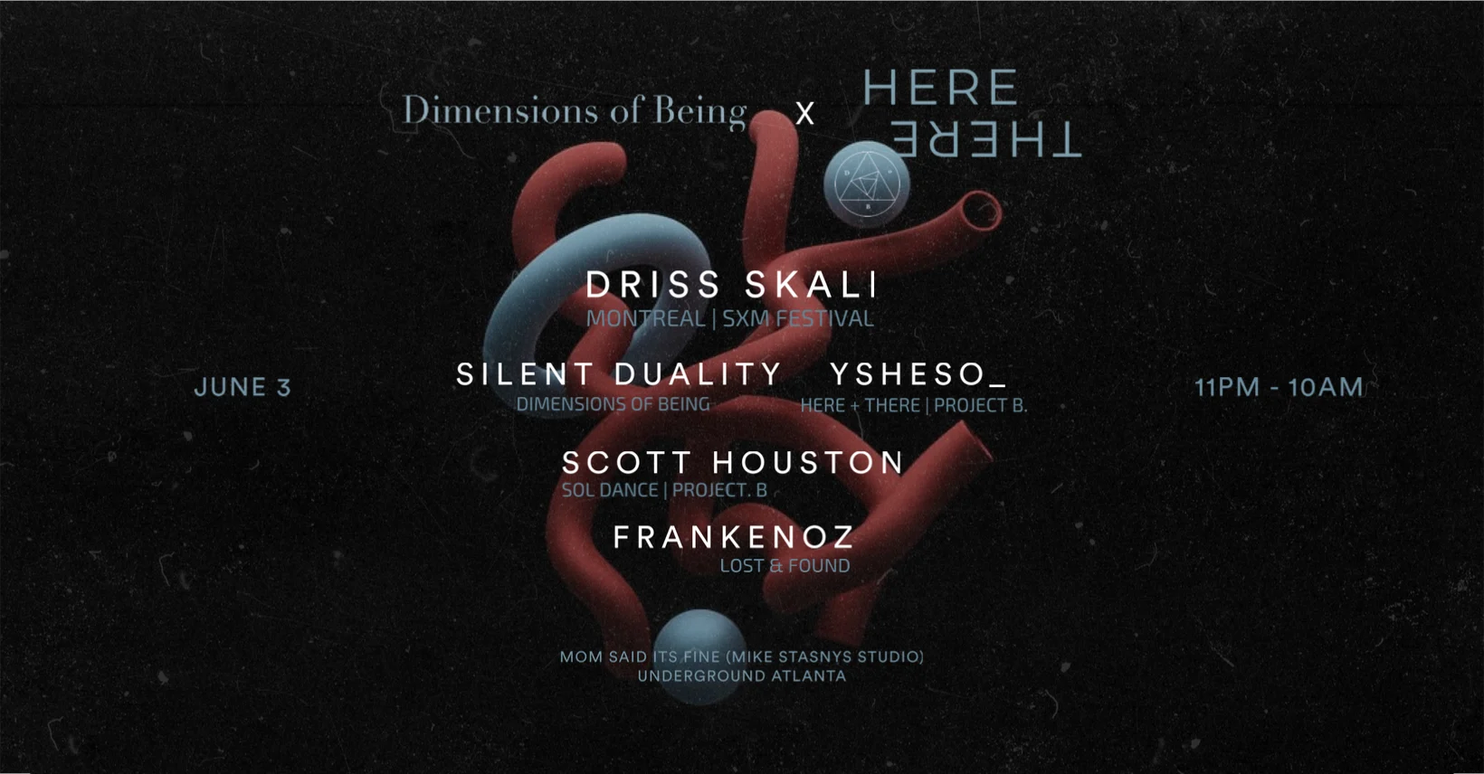 Dimensions Of Being X Here + There Present Driss Skali
