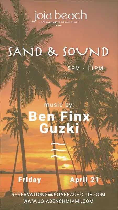 Ben Finx At Joia Beach Club