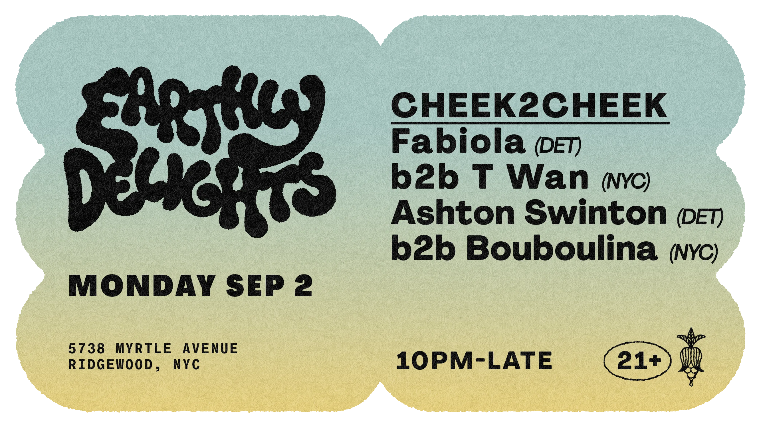 Cheek2cheek | Fabiola, T. Wan, Ashton Swinton, Bouboulina