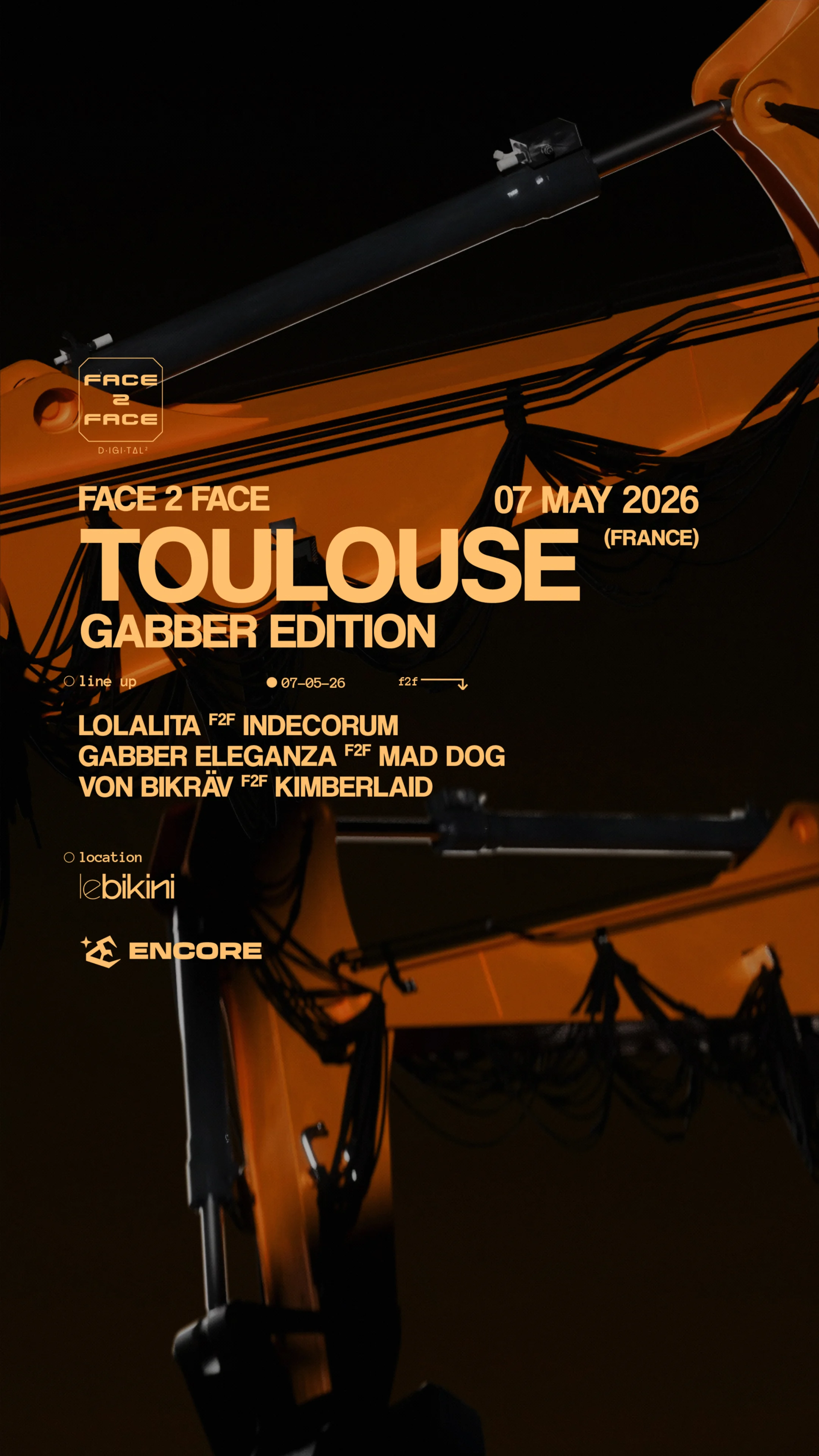 Face 2 Face Toulouse : Gabber Edition