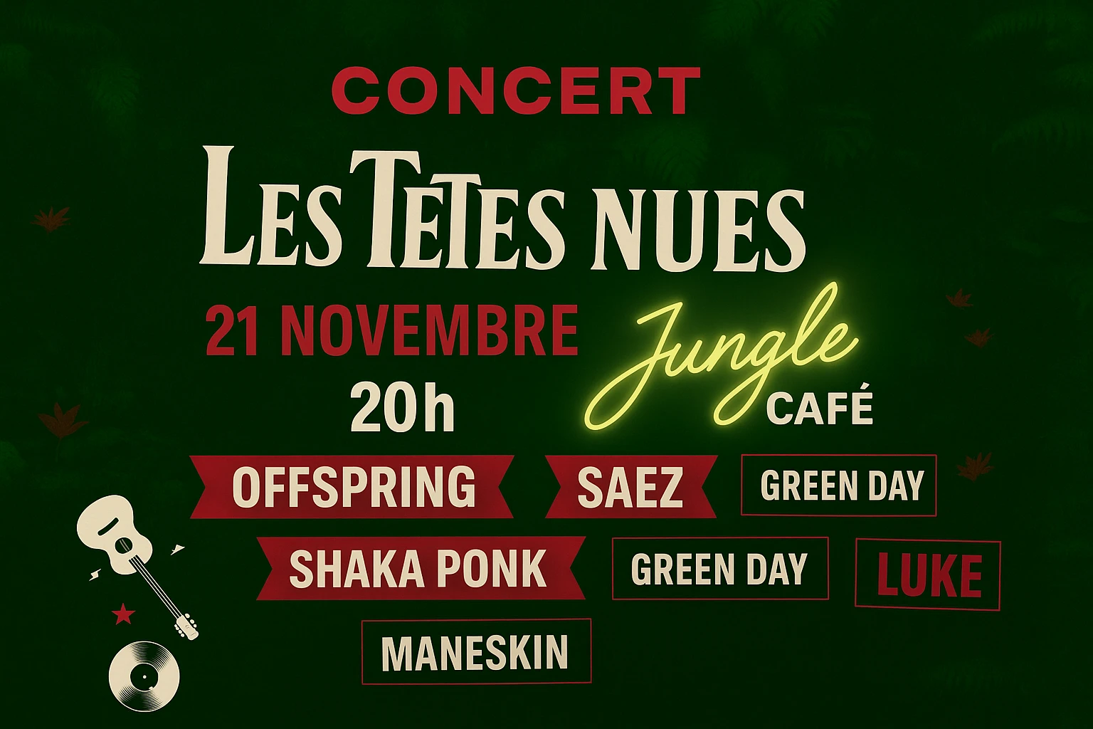 Concert Rock – Les Têtes Nues