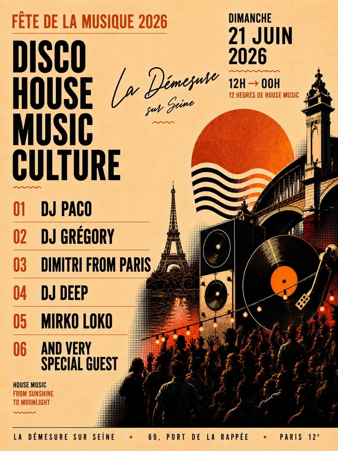 Fete De La Musique Edition / Disco House Music Culture