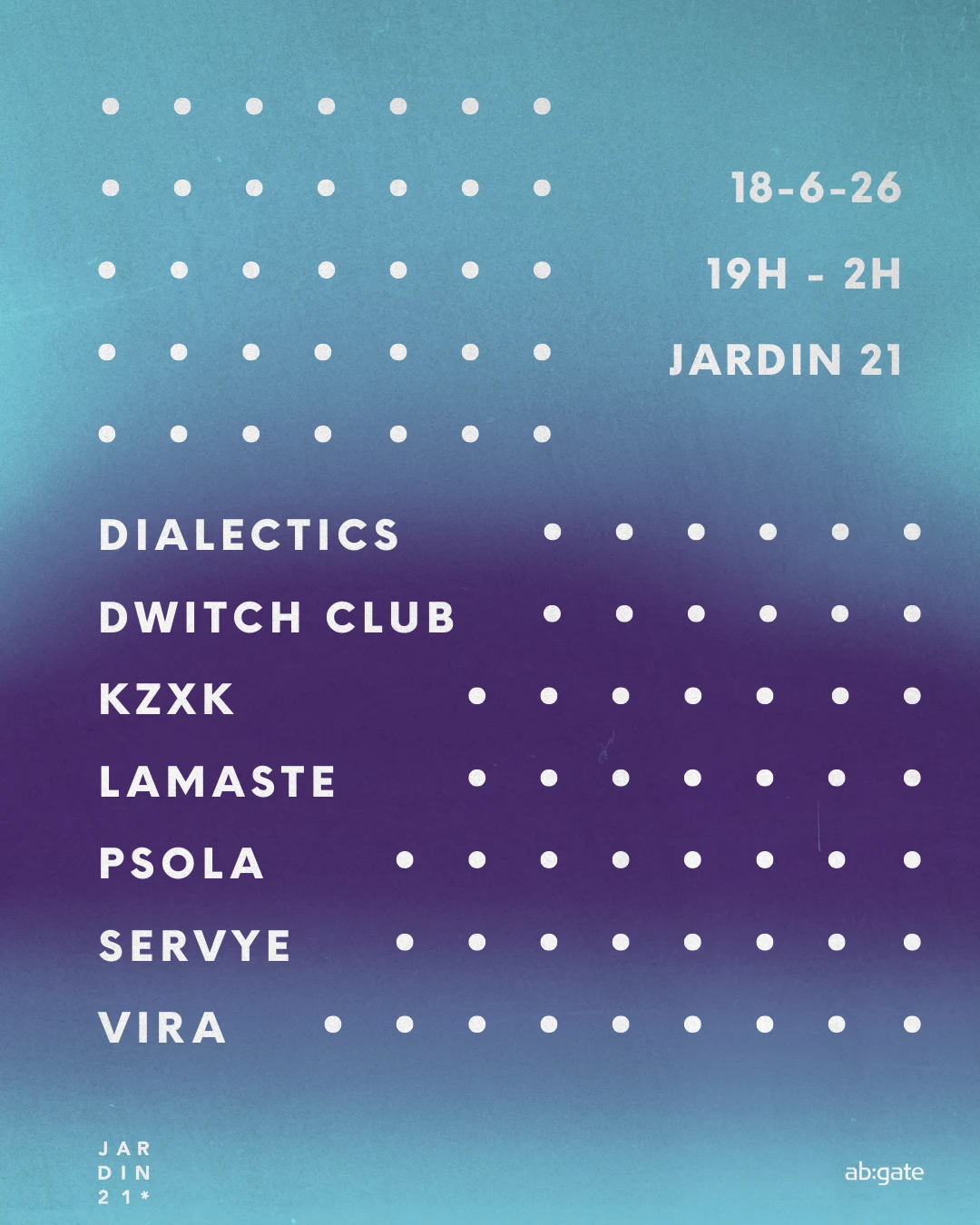 Ab:Gate X Jardin21 ~ Open Air