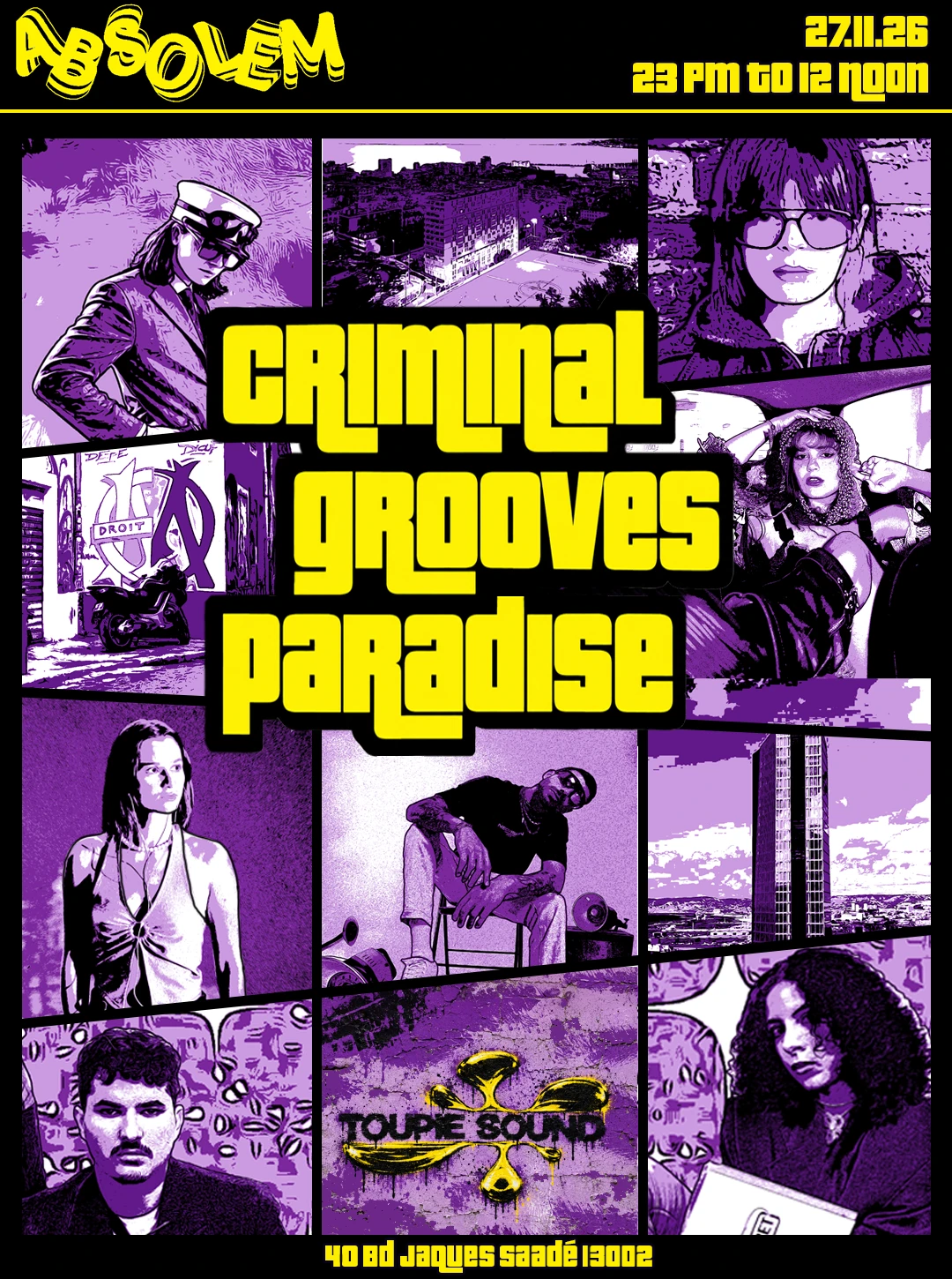 Criminal Grooves Paradise / Toupie Sound