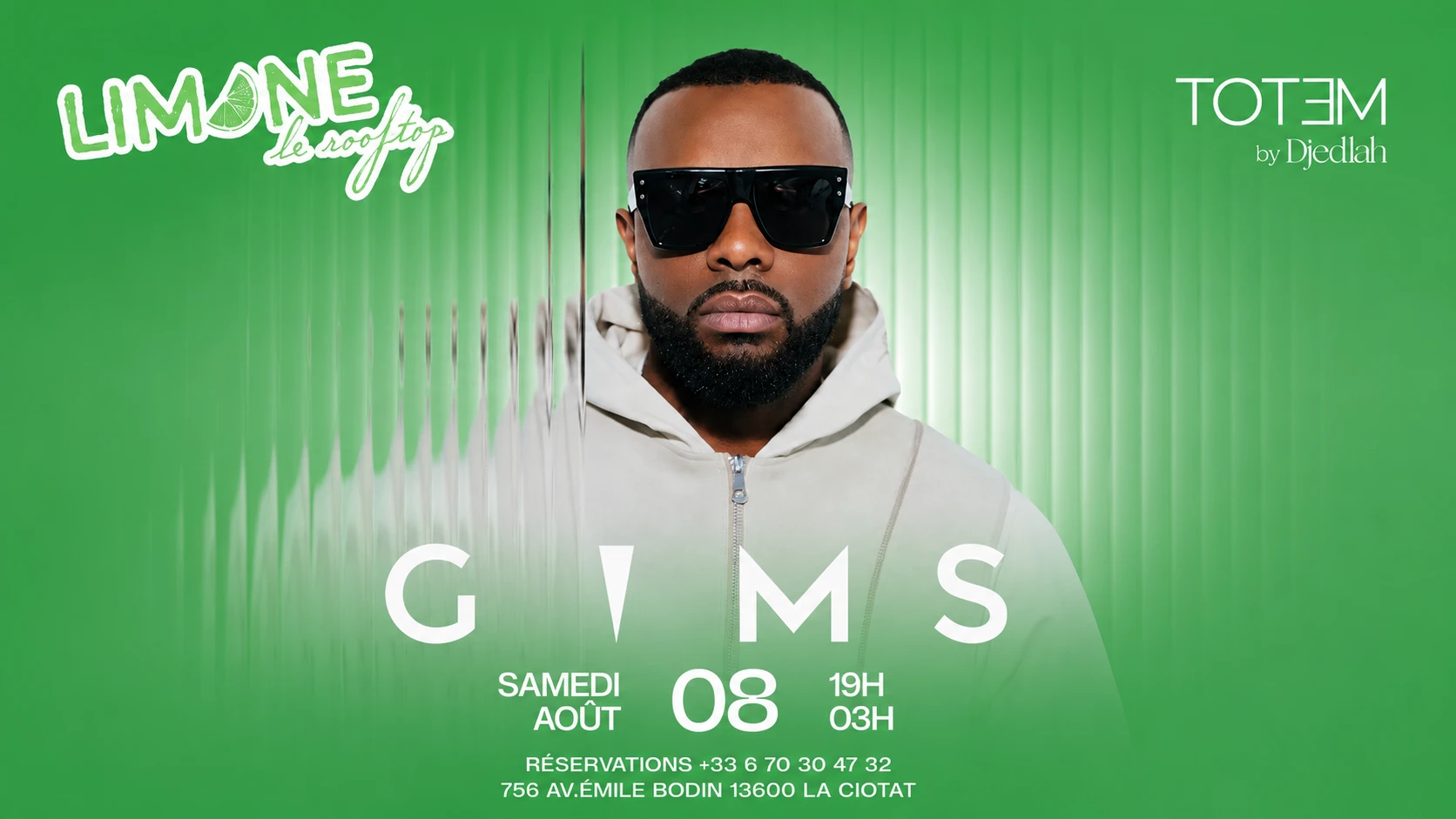 Limone Rooftop X Showcase Gims Samedi 08.08