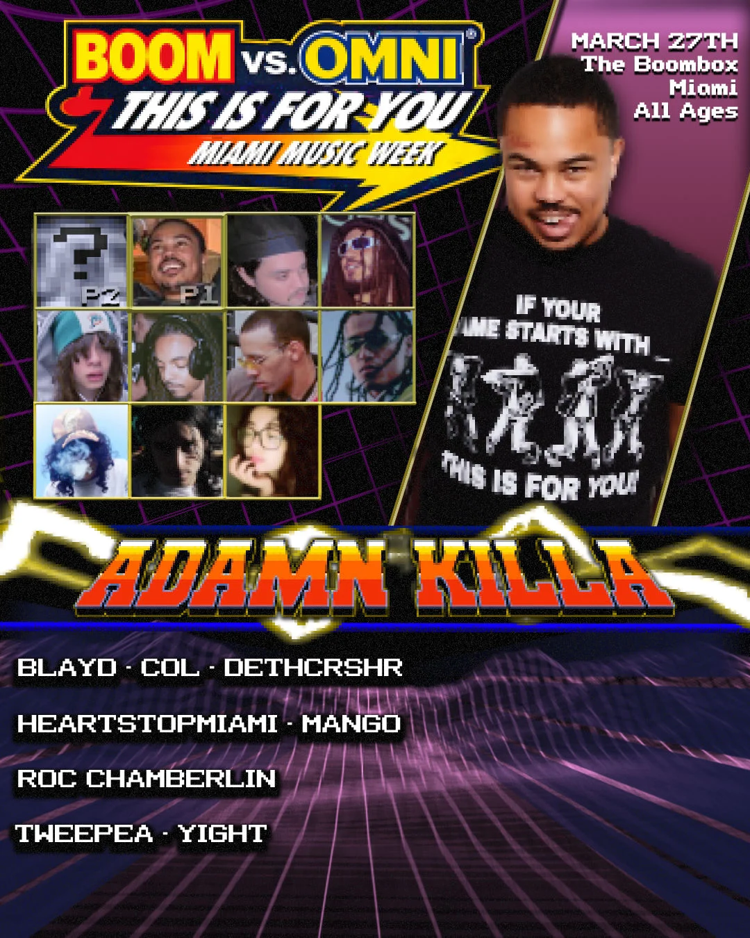Adamn Killa Live