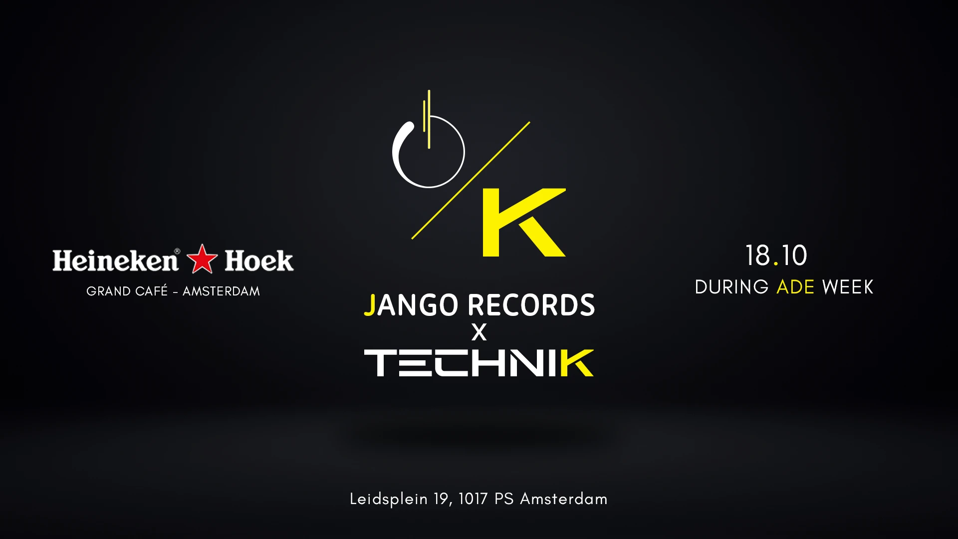 Jango Records X Technik - Ade 2024 - Free Entrance