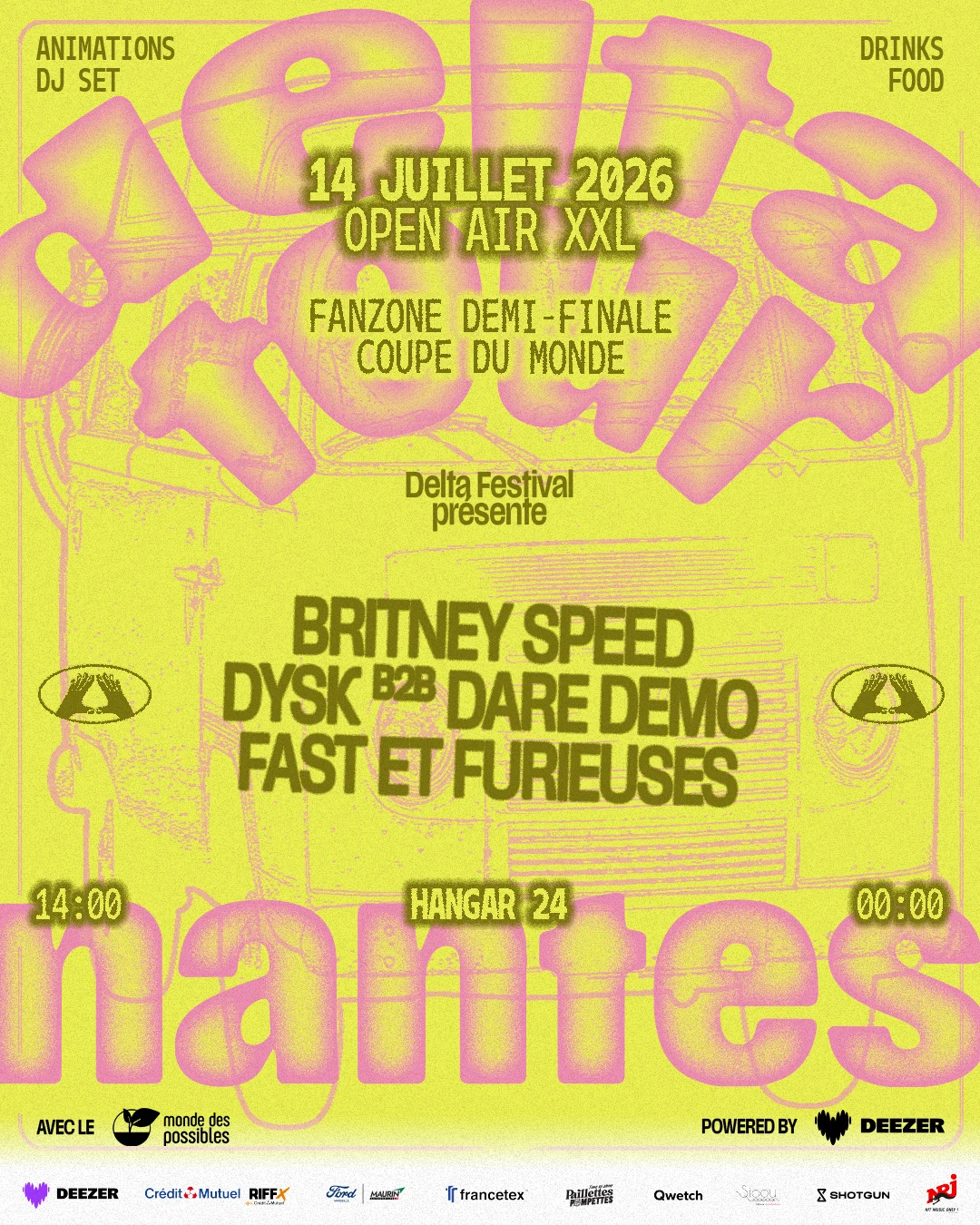 [Open Air Xxl] Delta Tour X Fanzone -  Hangar 24