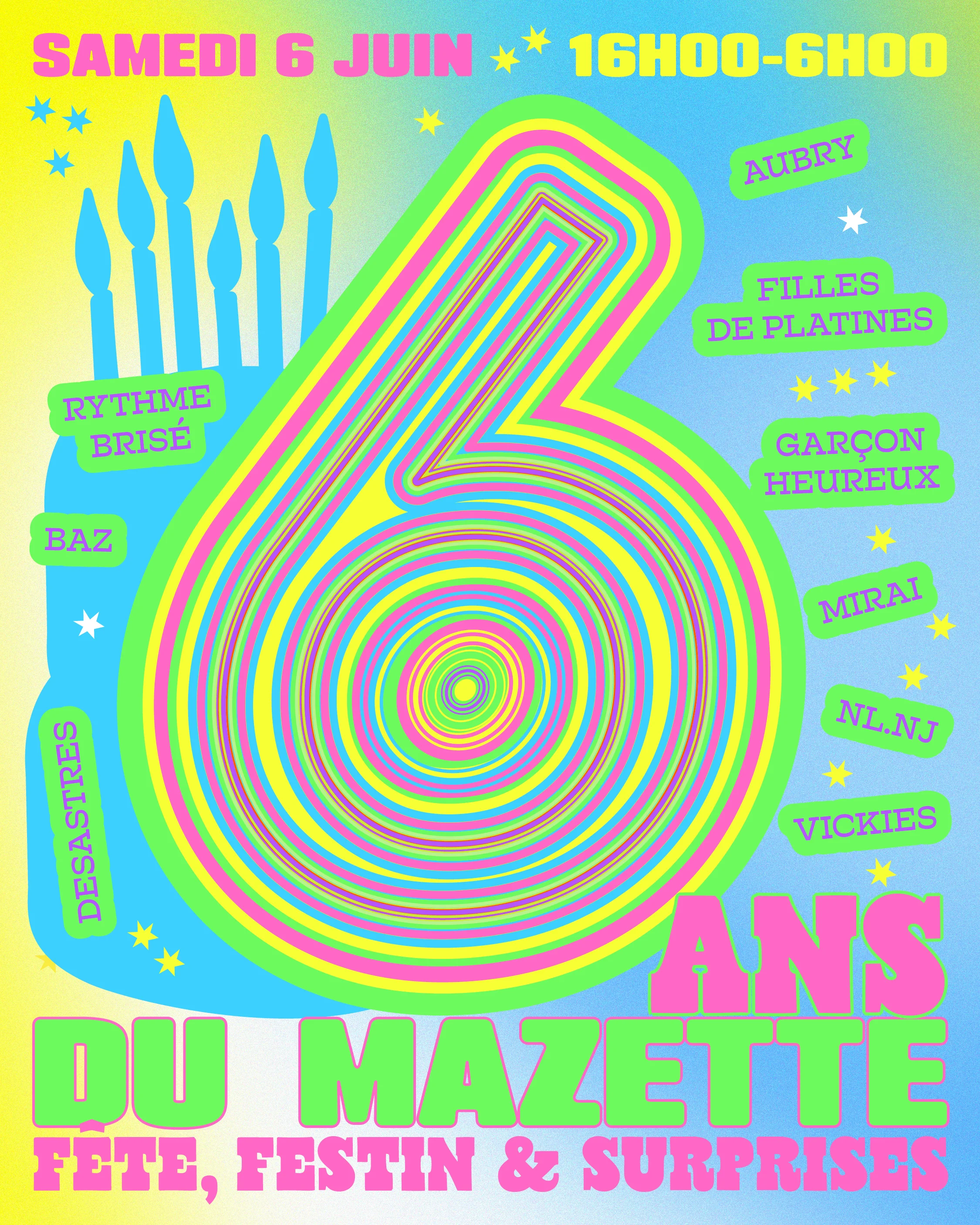 Les 6 Ans Du Mazette : Fête, Festins & Surprises !