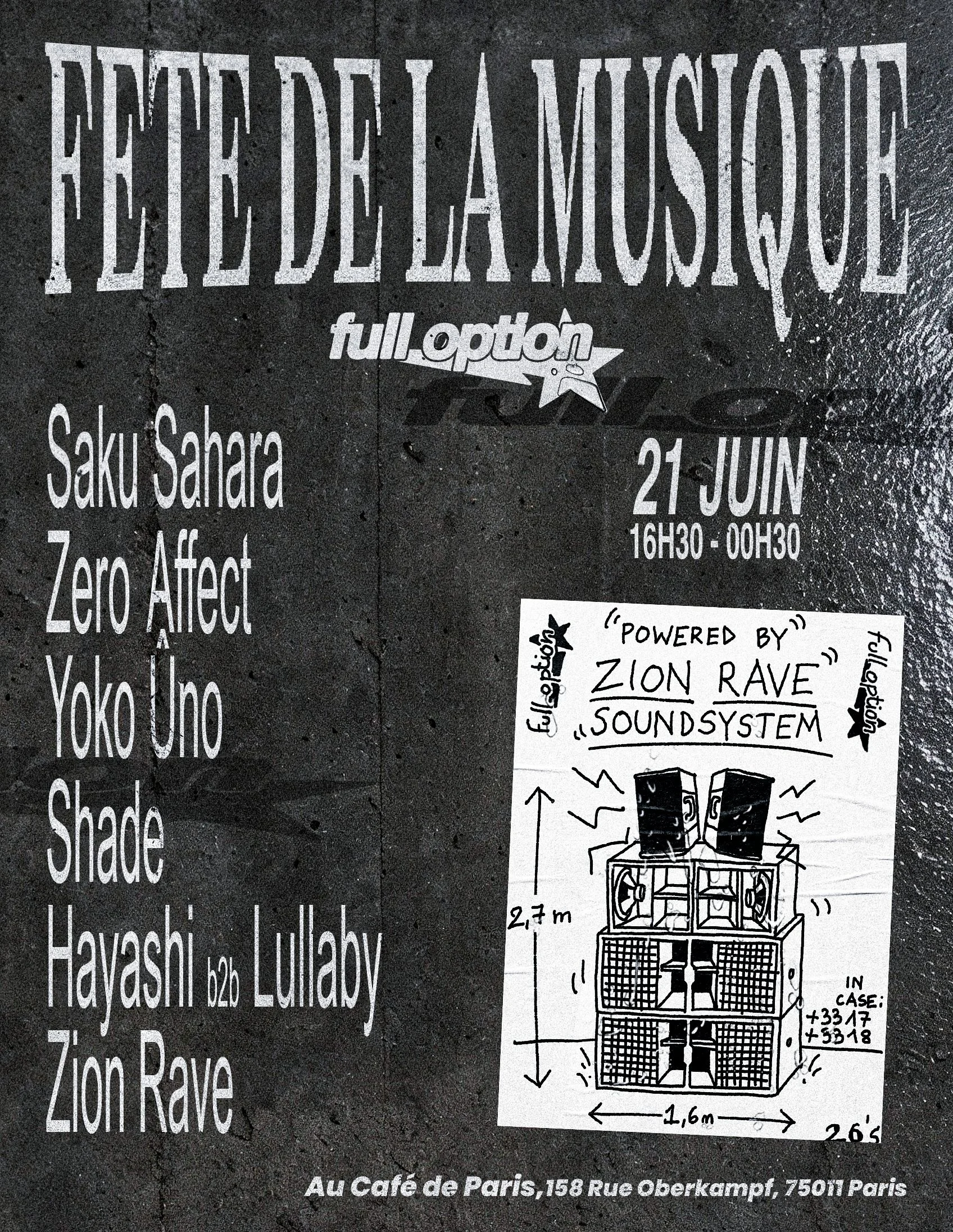 Full Option - Fete De La Musique (Free Open Air)
