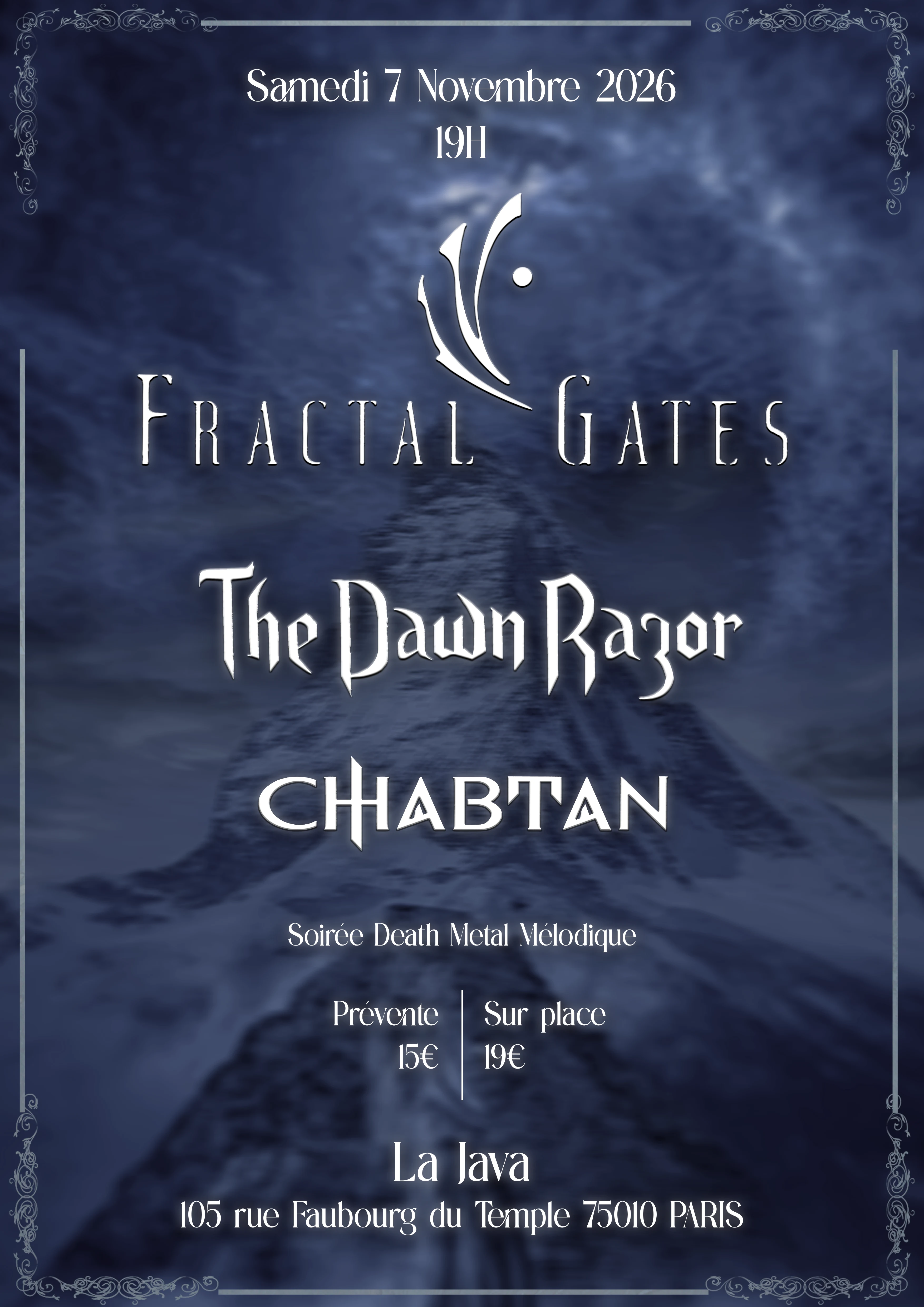 Fractal Gates - The Dawn Razor - Chabtan - La Java Paris