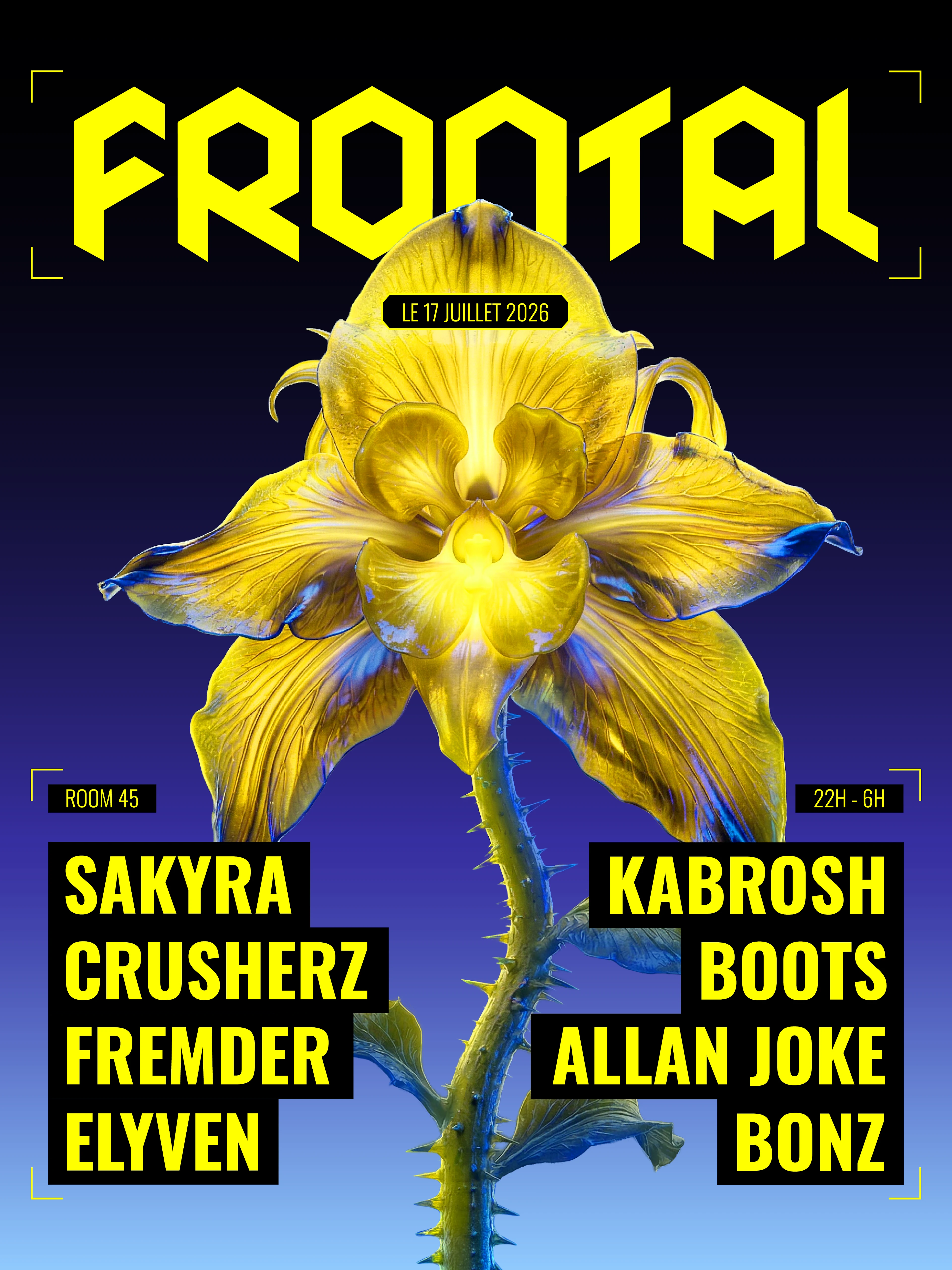 Frontal : Sakyra, Crusherz, Fremder, Elyven...