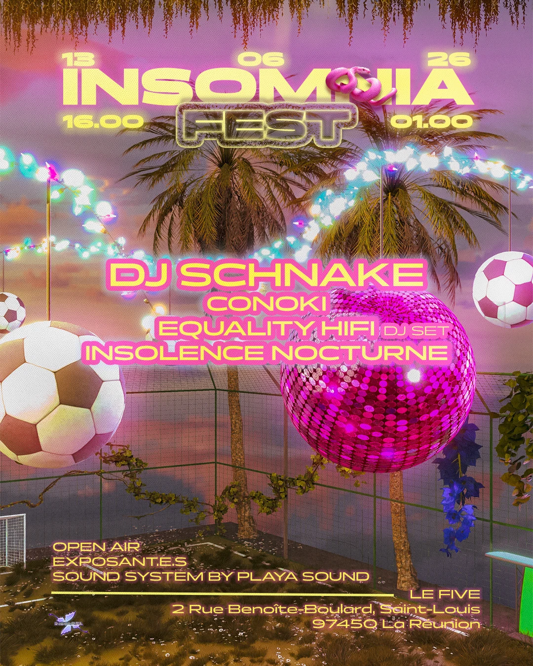 Insomnia Fest : Open Air Avec Dj Schnake, Conoki & More