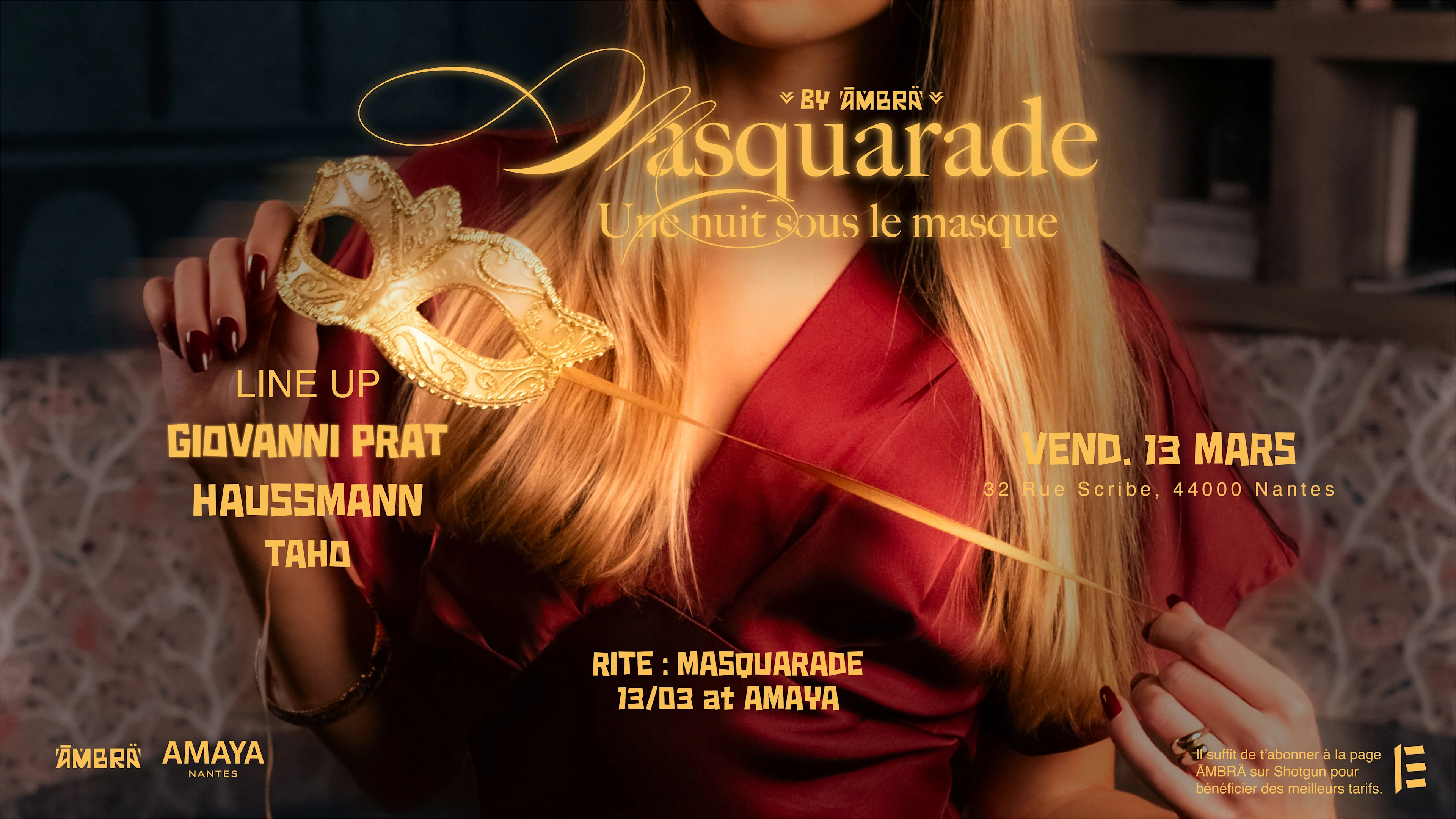 Masquarade « Une Nuit Sous Le Masque »