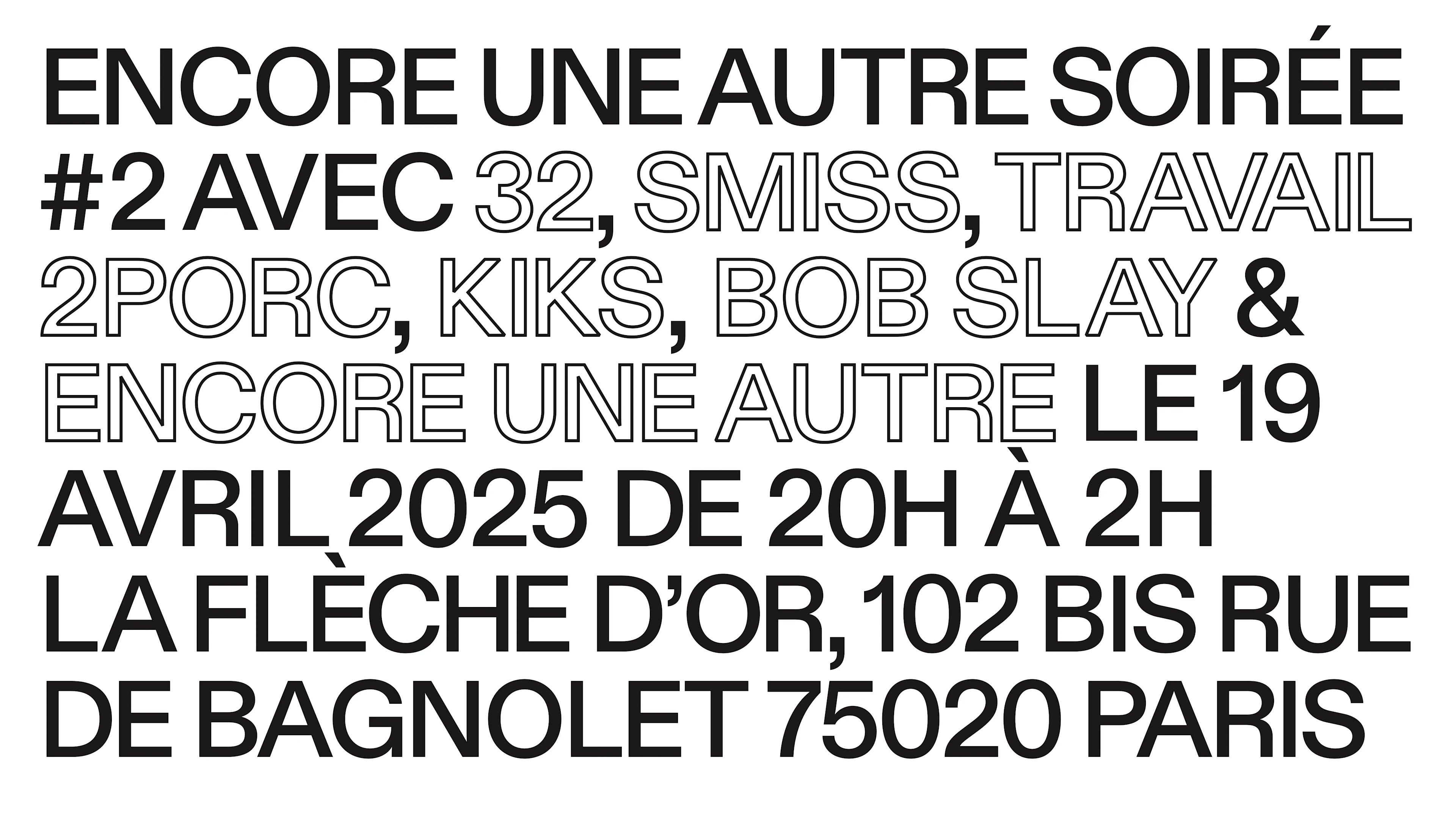 Encore Une Autre Soirée #2