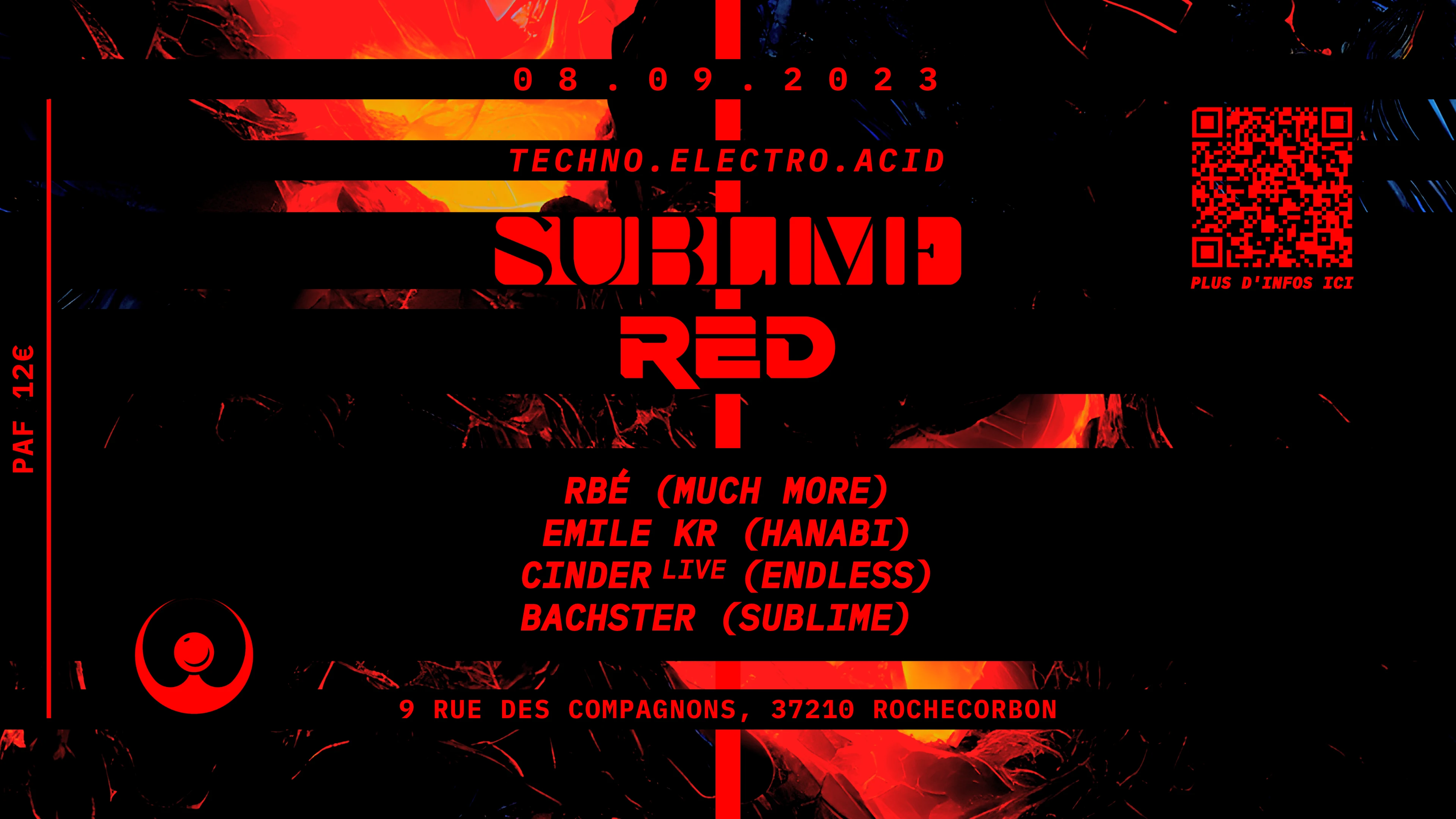 Sublime X Red Invite Emile Kr, Rbé, Cinder [Live], Bachster