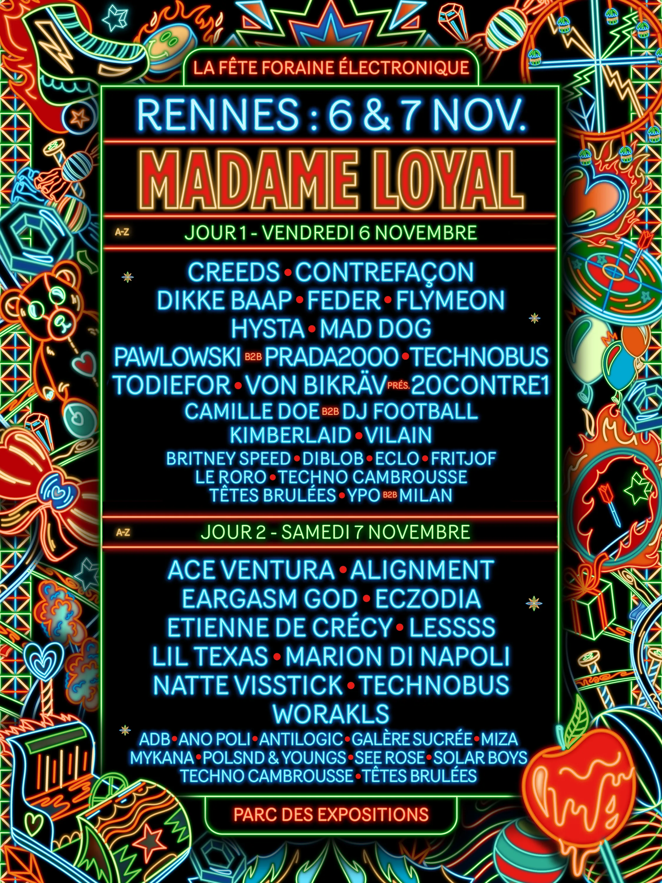 Madame Loyal Rennes : 6 & 7 Novembre