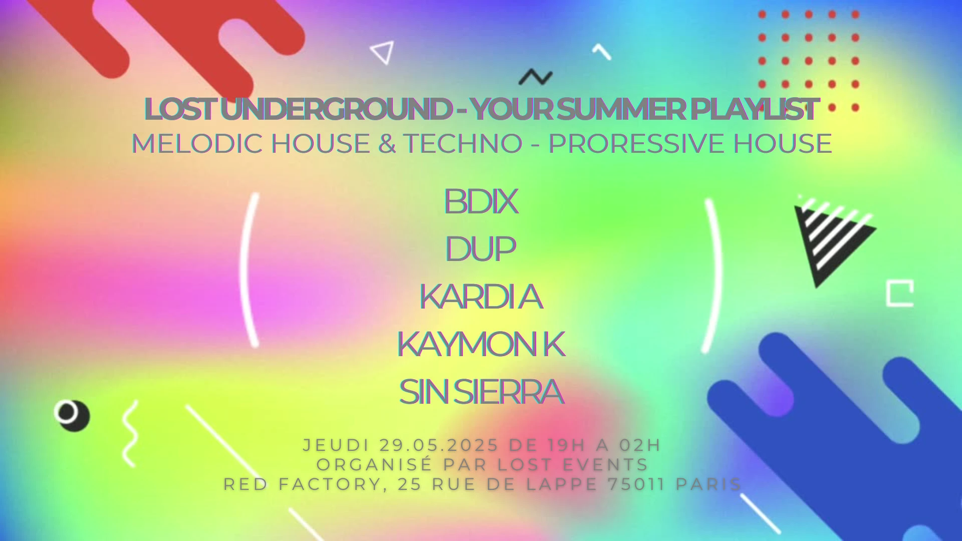 Lost Underground - Your Summer Playlist