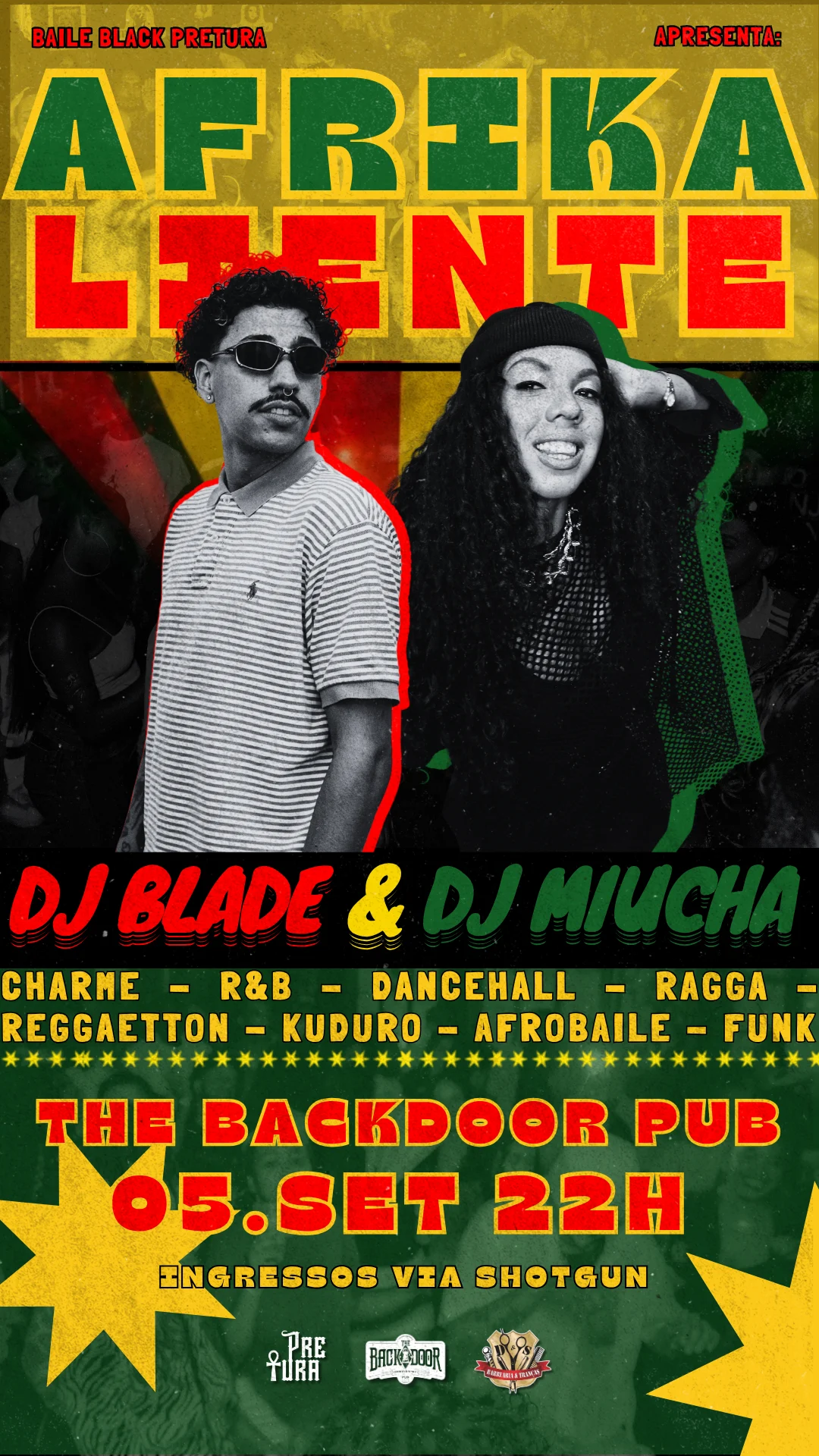Baile Black Pretura - Afrikaliente