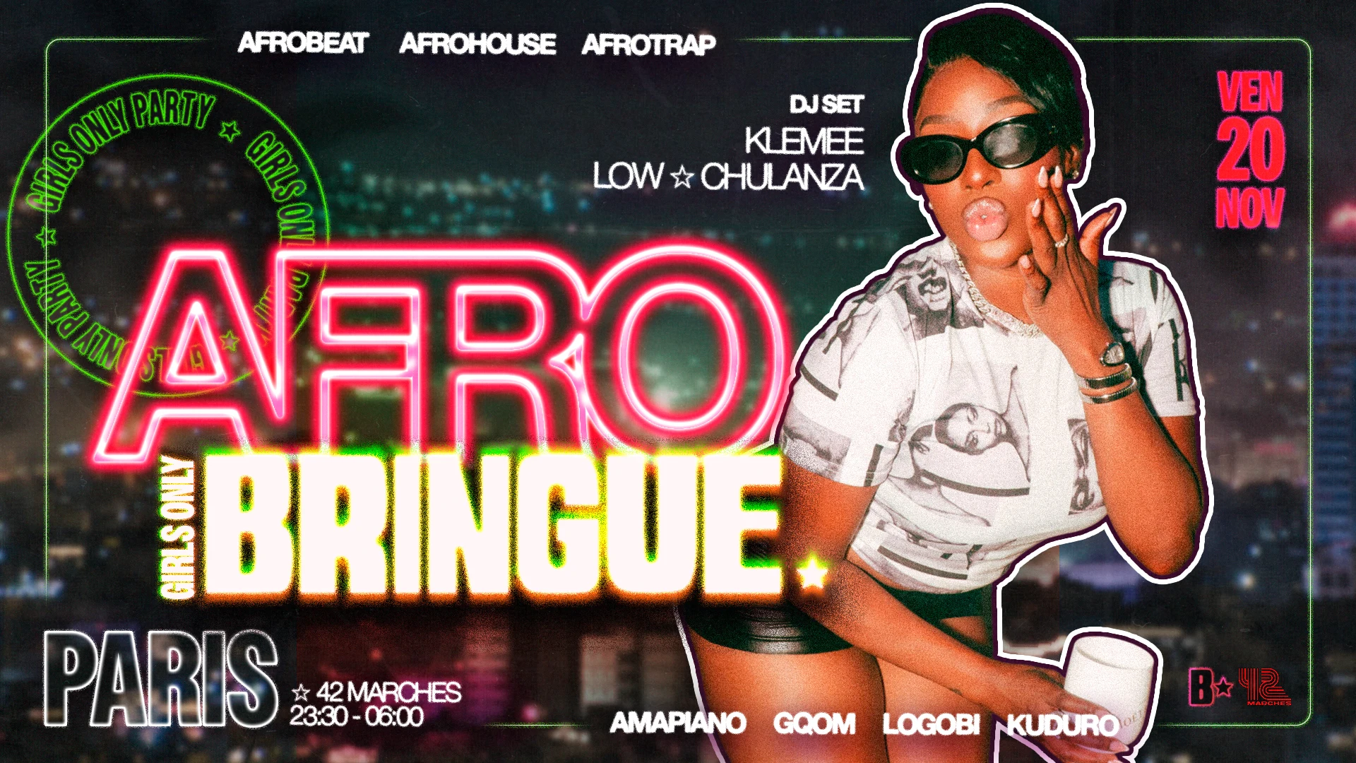 Afro Bringue - Girls Only - Paris