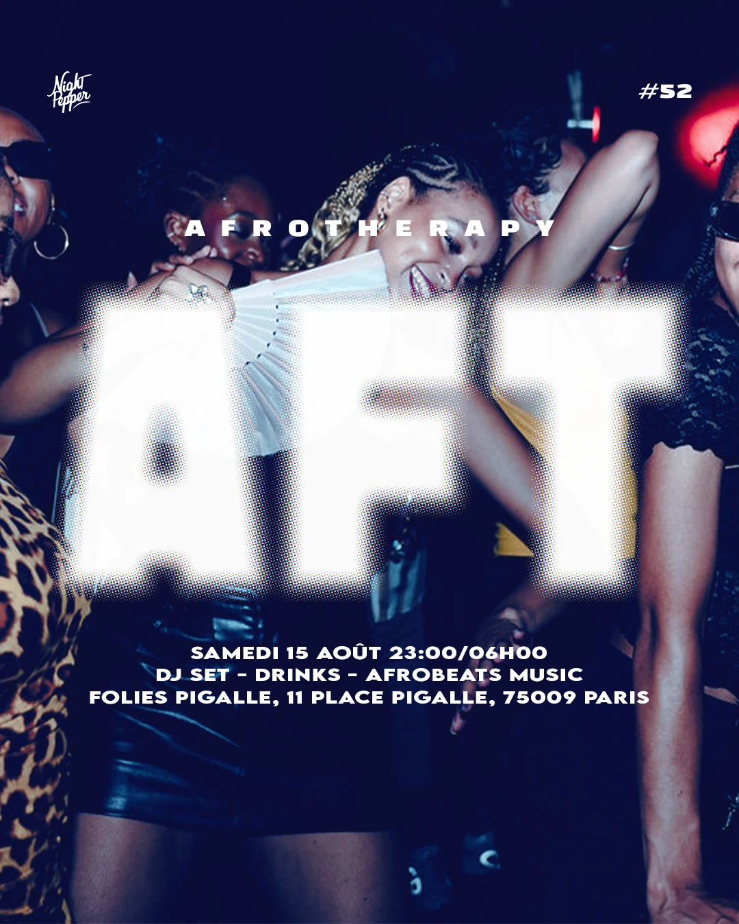 Afrotherapy - Samedi 15 Aout- Folies Pigalle