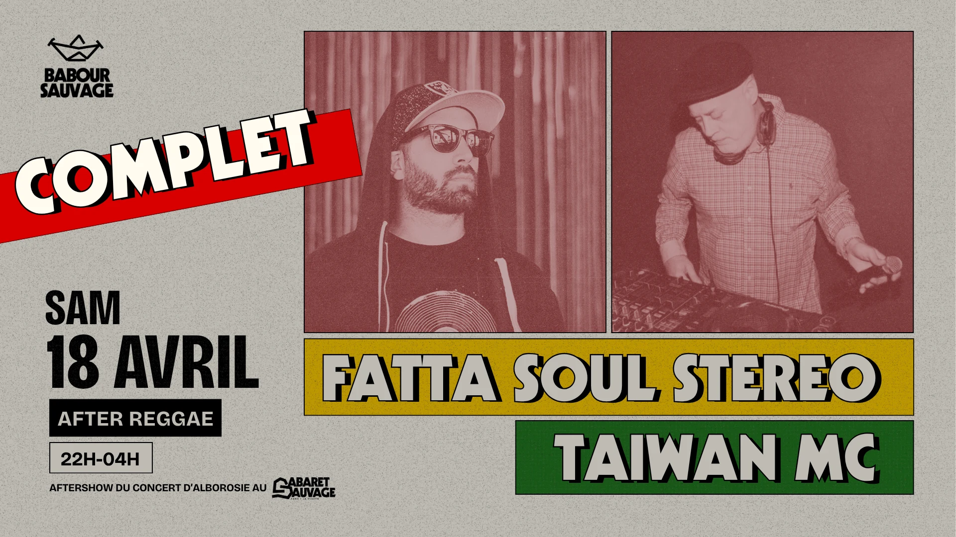 After Reggae : Fatta Soul Stereo + Taiwan MC