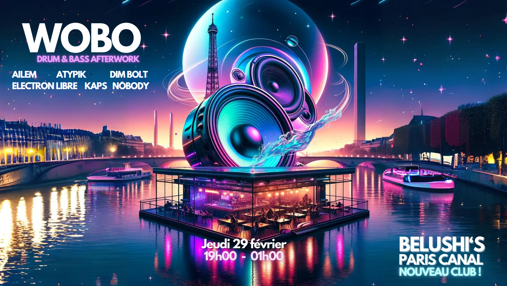 Gratuit - Wobo - Afterwork Drum & Bass W/ Ailem & More