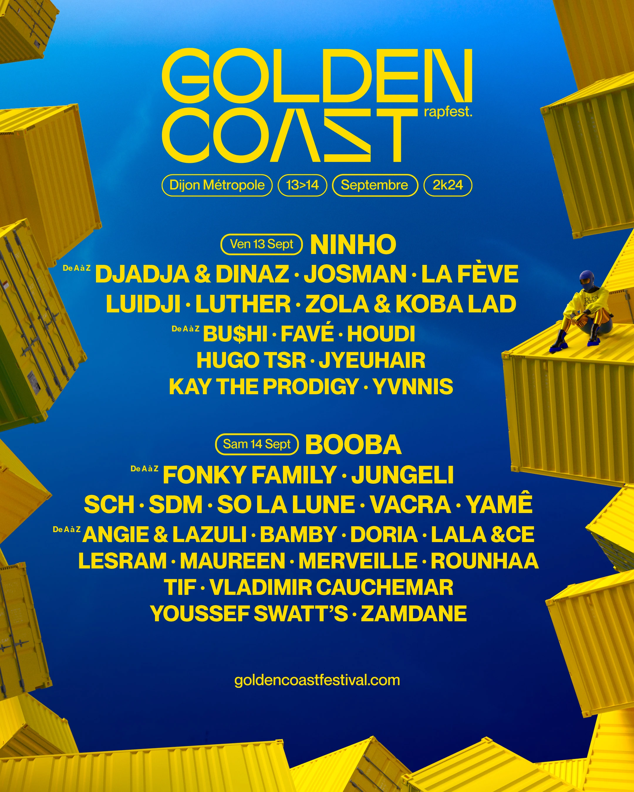 Golden Coast Festival - 13 & 14 Sept. 2024 Dijon