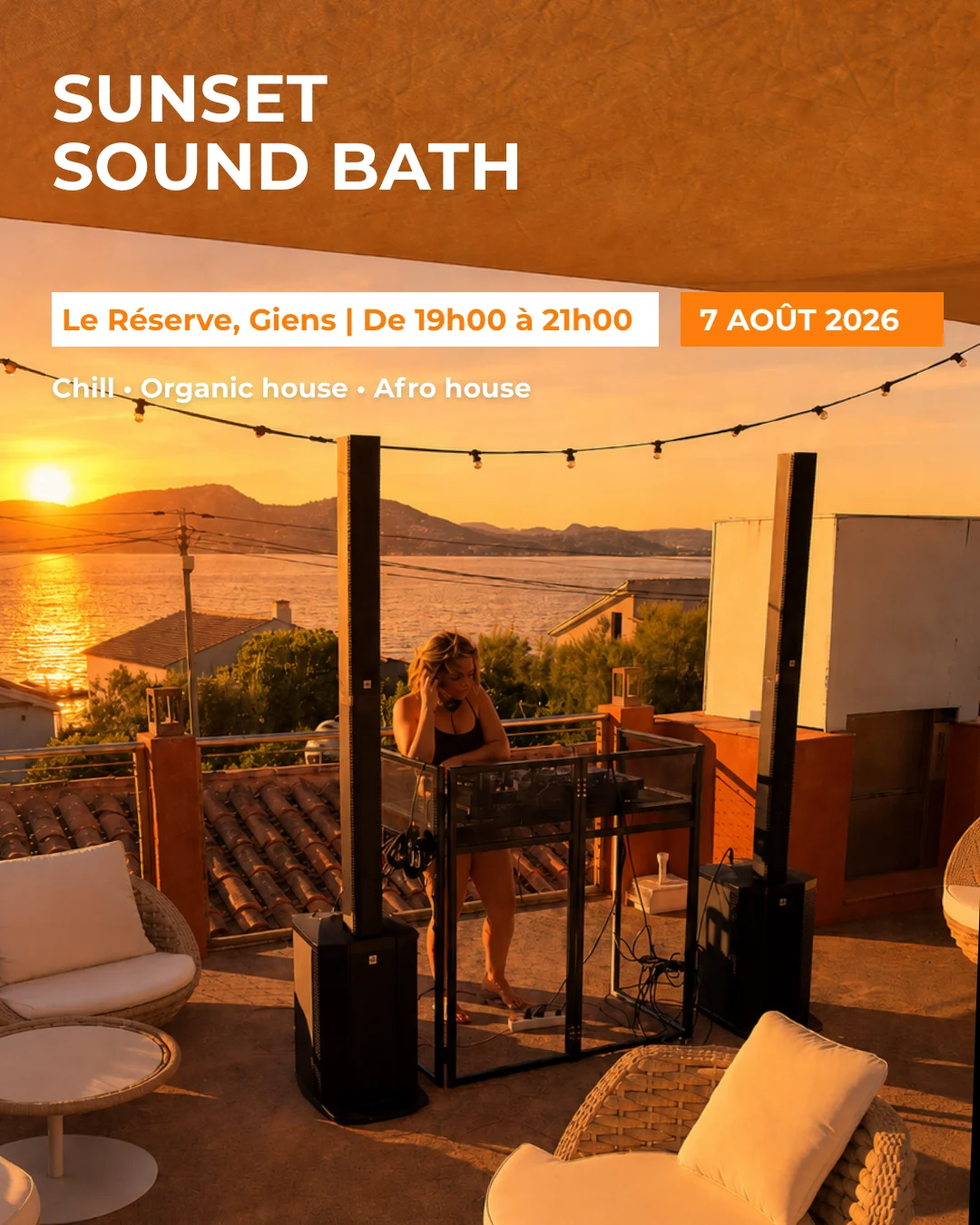 Dj Set Electronic Sound Bath ☀️ Al Zon 🌙 La Réserve