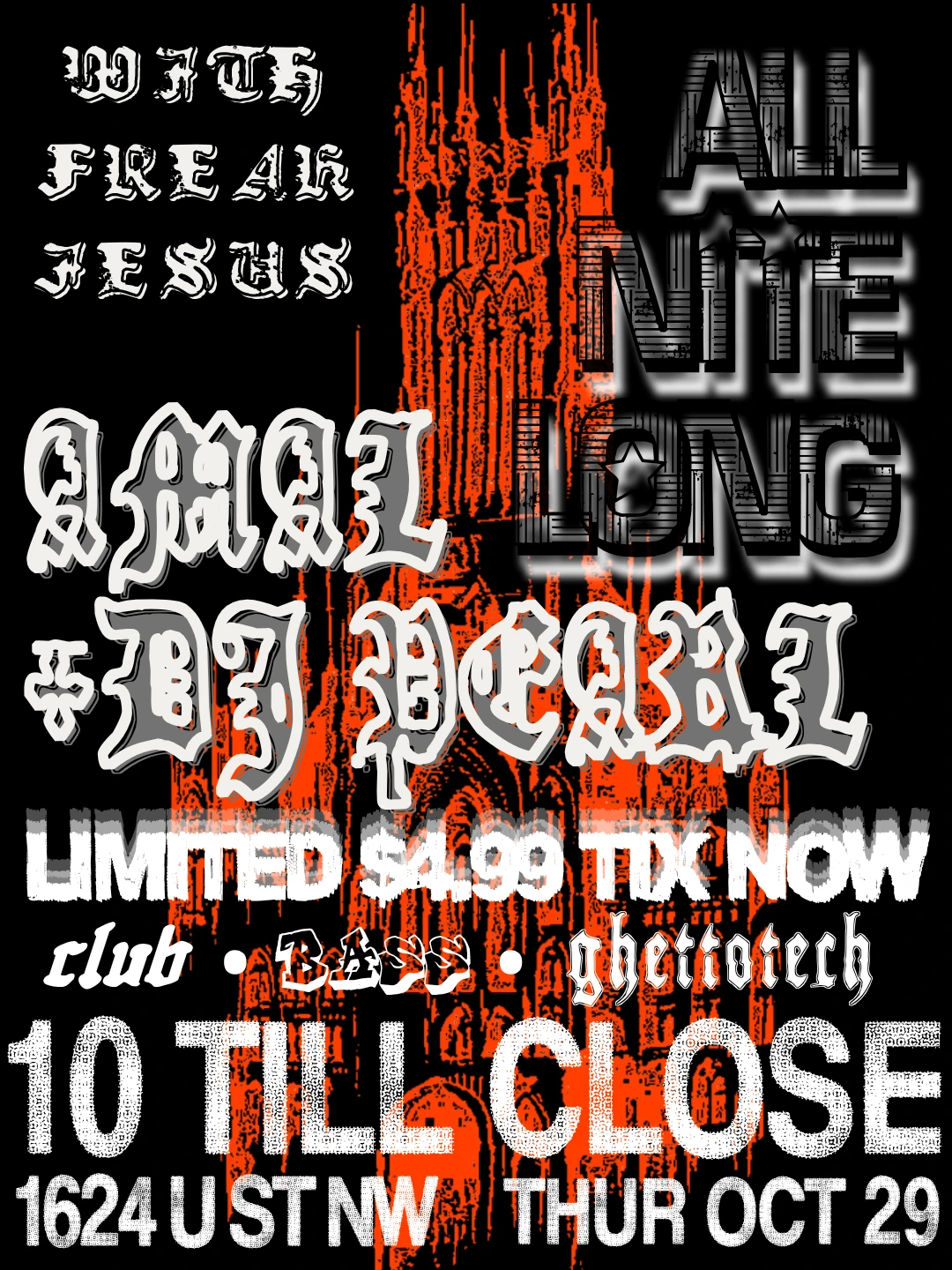 Amal + Dj Pearl: All Nite Long (Support From Freakjesus)